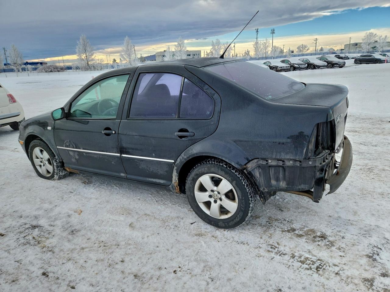 2007 Volkswagen City Jetta Черный vin: 3VWTK69MX7M646604