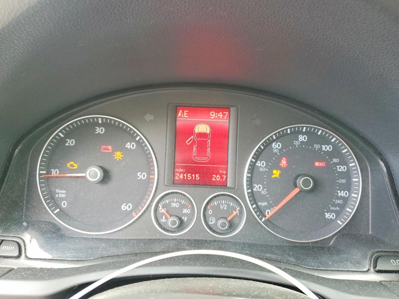 2009 Volkswagen Jetta Tdi Red vin: 3VWTL71K39M348136