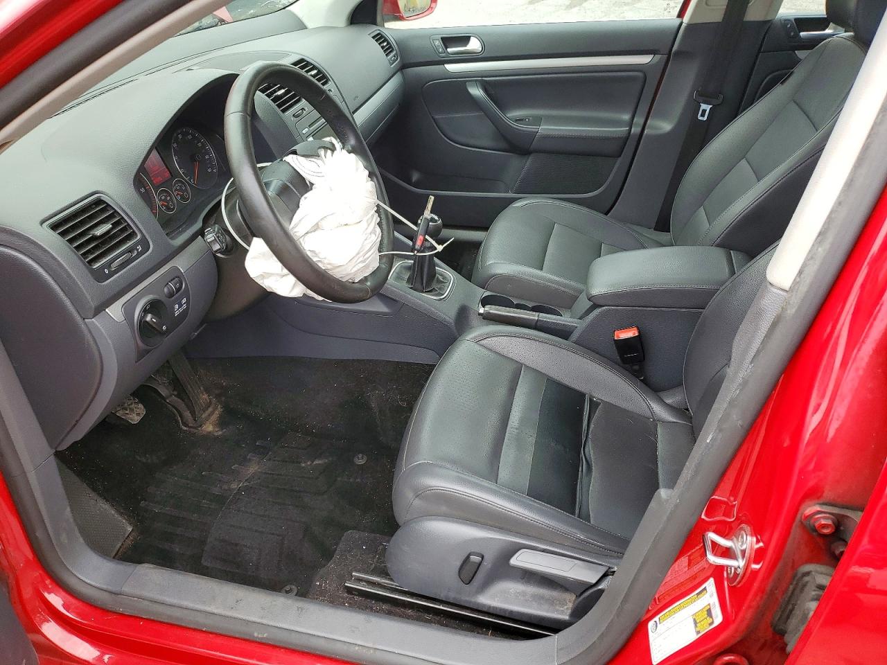 2009 Volkswagen Jetta Tdi Red vin: 3VWTL71K39M348136