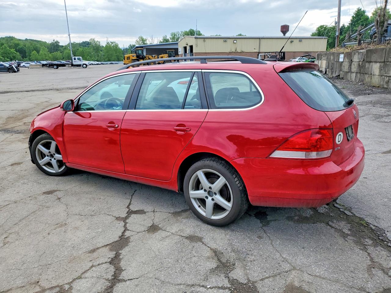 2009 Volkswagen Jetta Tdi Red vin: 3VWTL71K39M348136