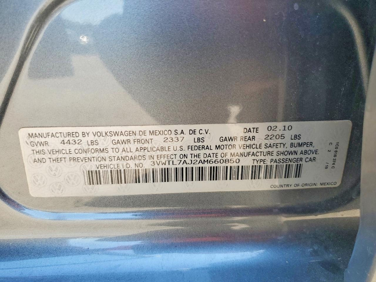 2010 Volkswagen Jetta Tdi Silver vin: 3VWTL7AJ2AM660850