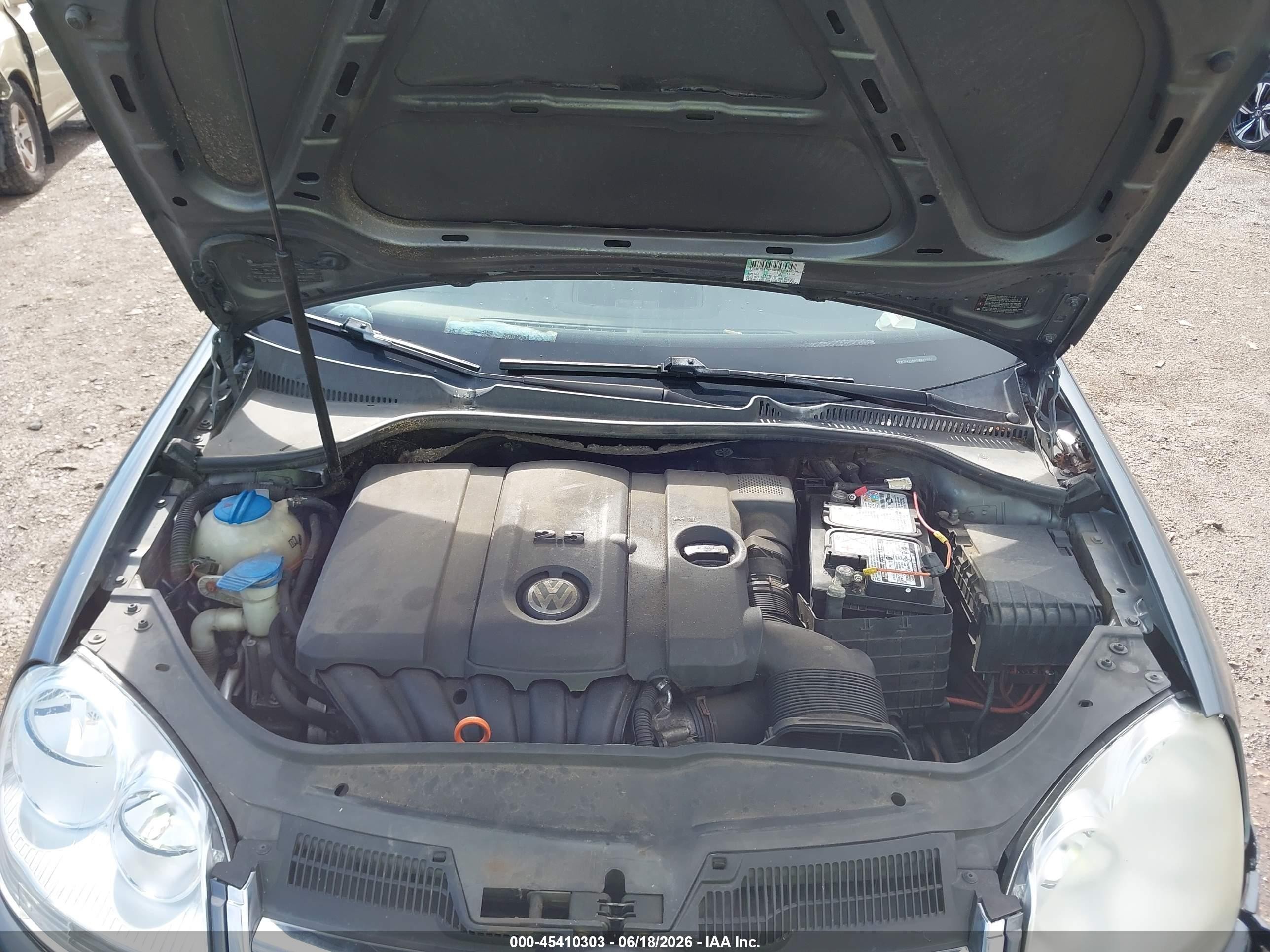 2009 Volkswagen Jetta 2.5l Se Gray vin: 3VWTM71K89M253567