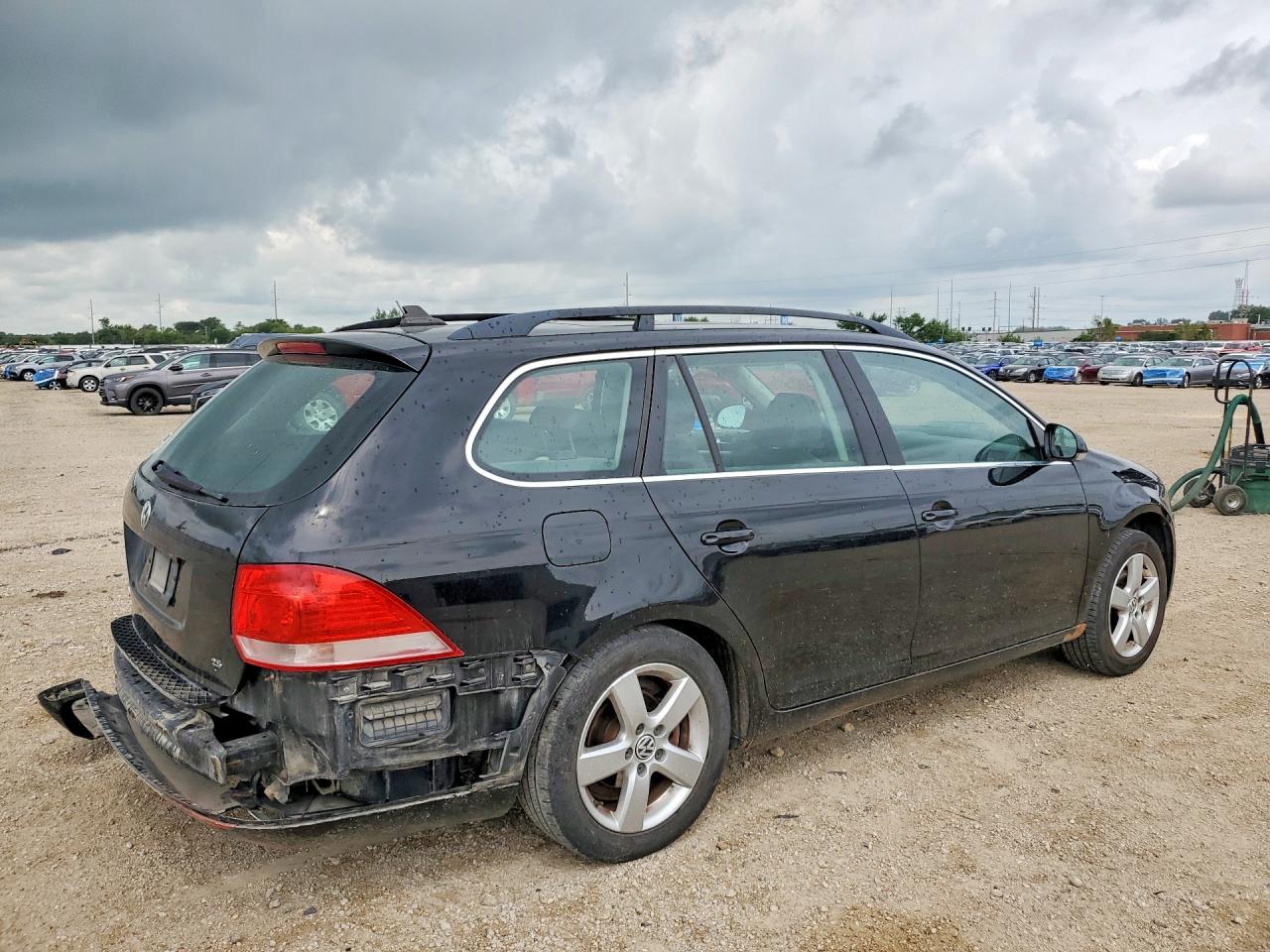 2009 Volkswagen Jetta Se Black vin: 3VWTM71KX9M281841