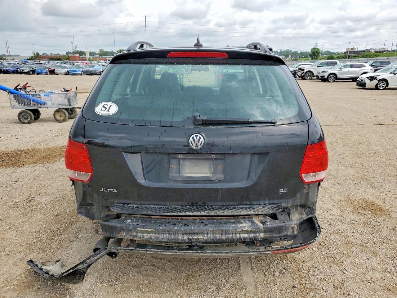 2009 Volkswagen Jetta Se Black vin: 3VWTM71KX9M281841