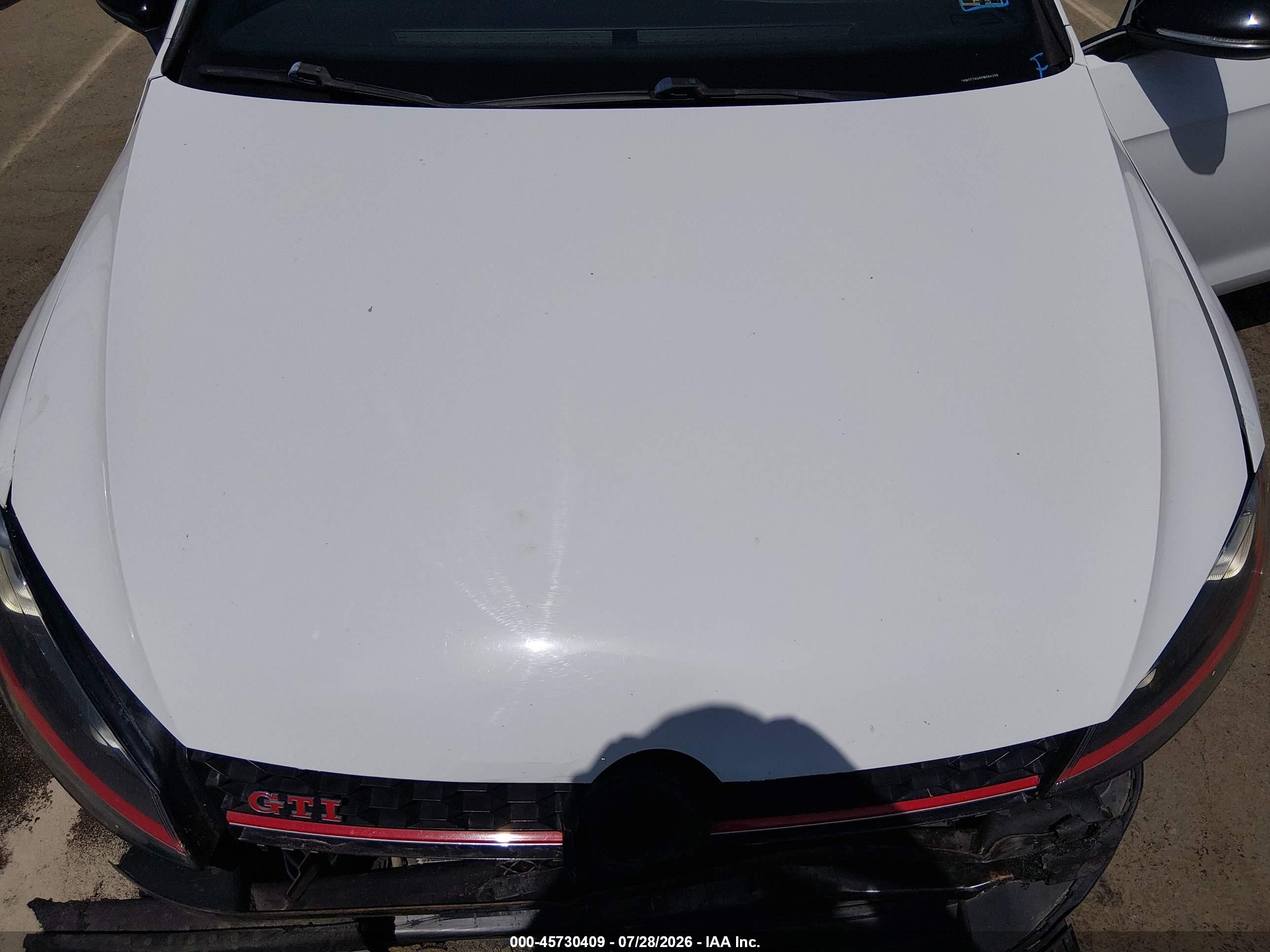 2015 Volkswagen Golf Gti 2.0t Se 2-door White vin: 3VWTT7AU4FM084258