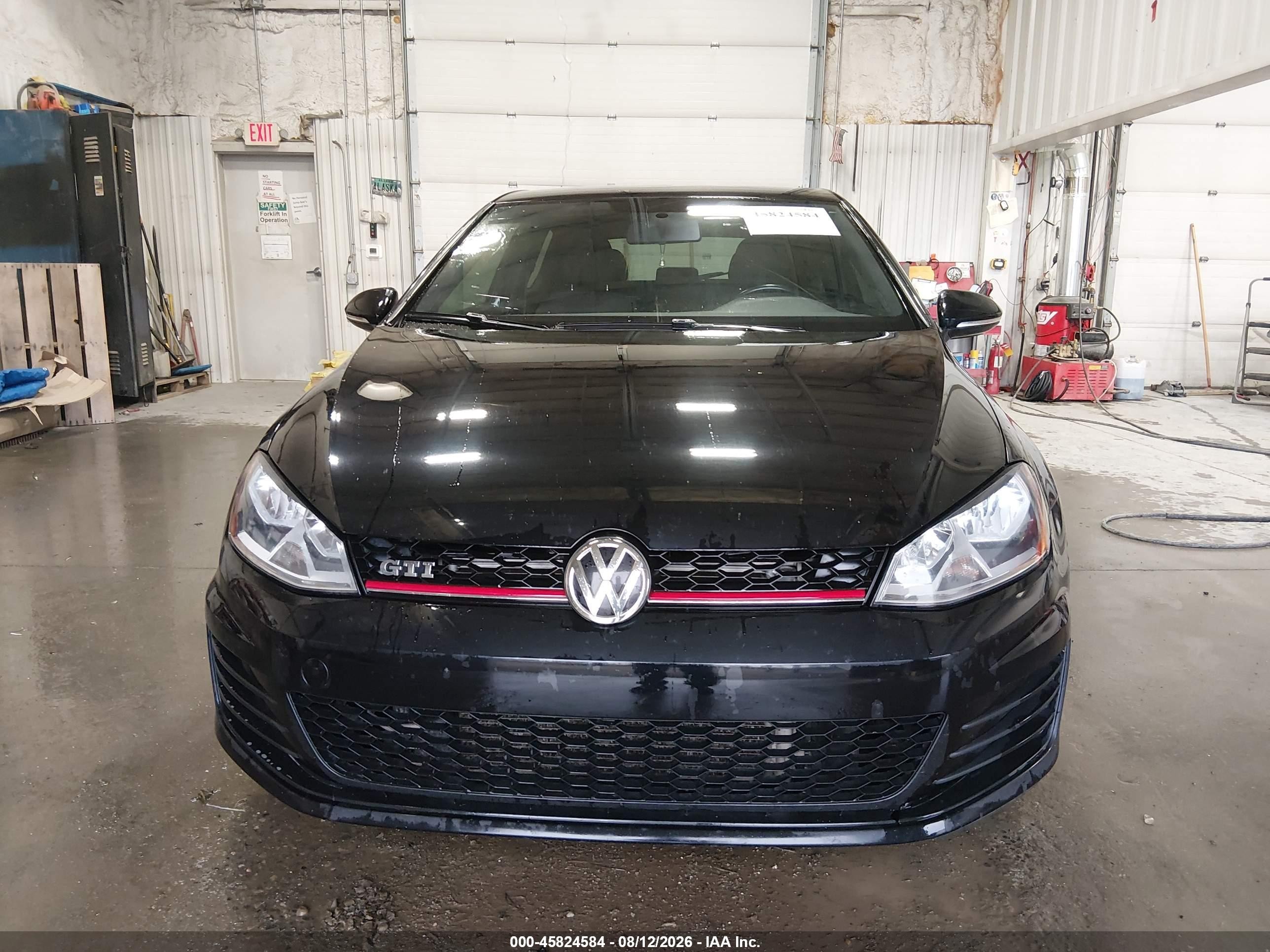 2015 Volkswagen Golf Gti 2.0t S 2-door Black vin: 3VWTT7AU7FM059211