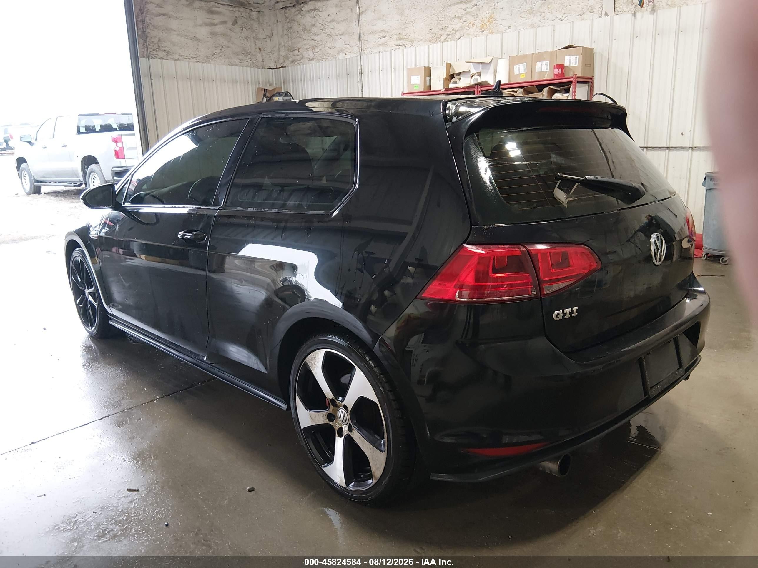 2015 Volkswagen Golf Gti 2.0t S 2-door Black vin: 3VWTT7AU7FM059211