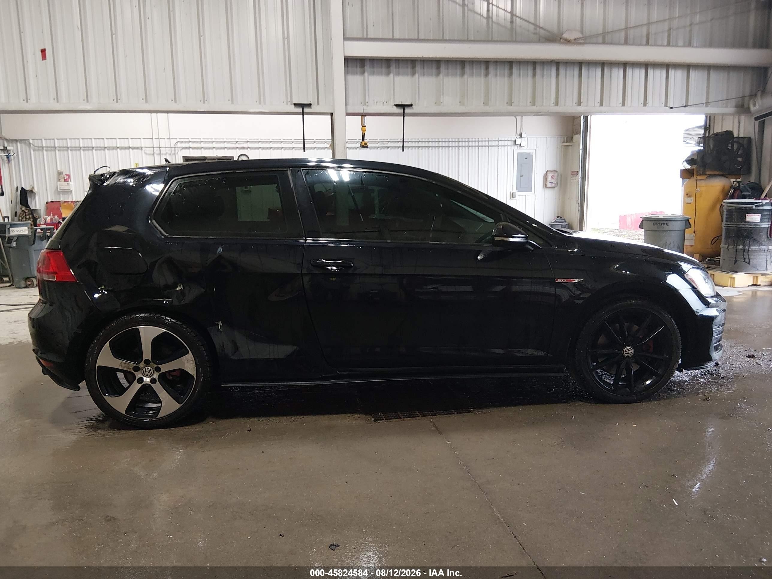 2015 Volkswagen Golf Gti 2.0t S 2-door Black vin: 3VWTT7AU7FM059211