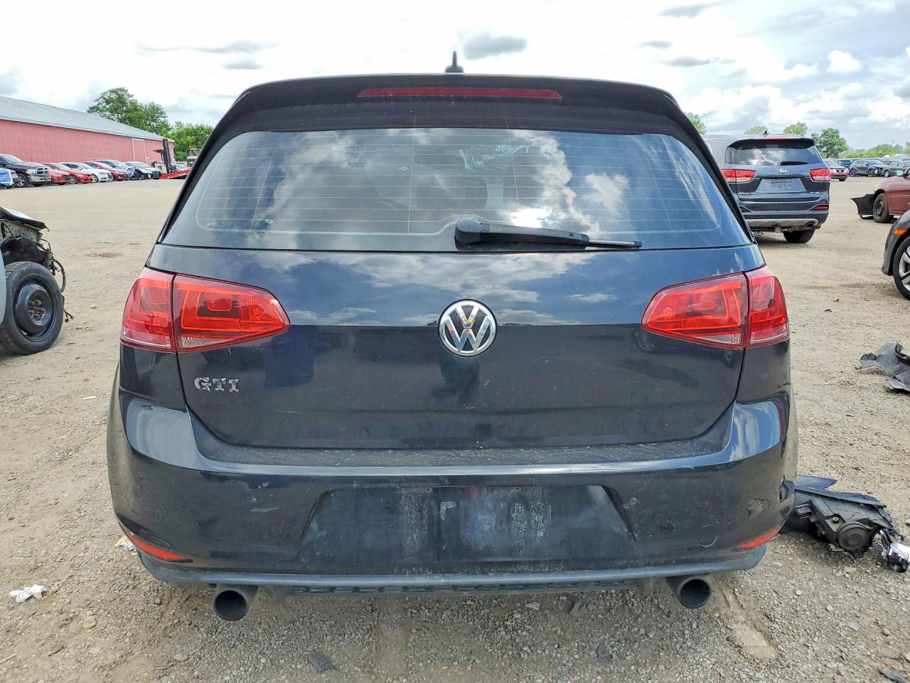 2015 Volkswagen Gti Black vin: 3VWTT7AU7FM083010