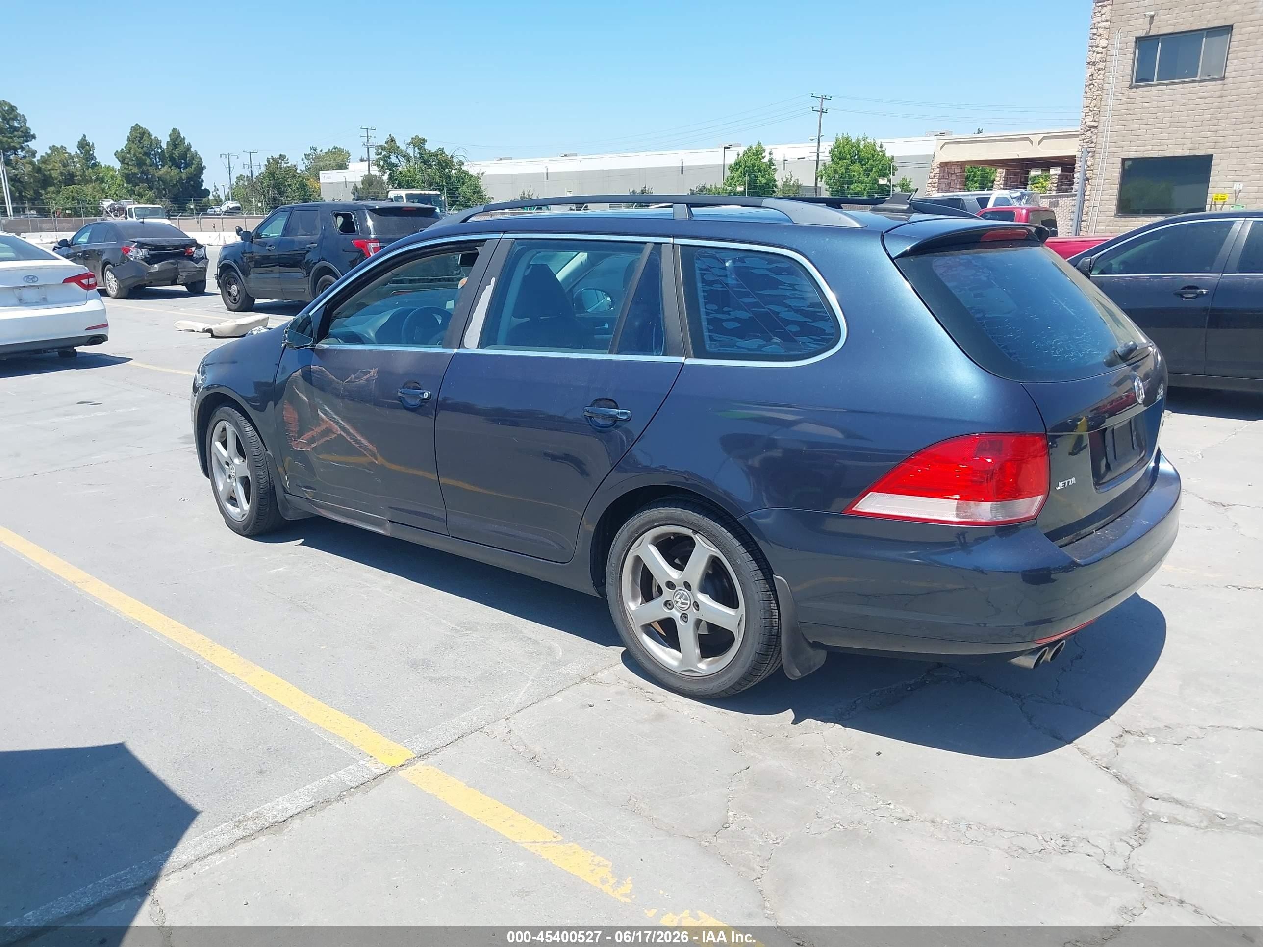 2009 Volkswagen Jetta 2.5l Se Dark Blue vin: 3VWTZ71K49M301972