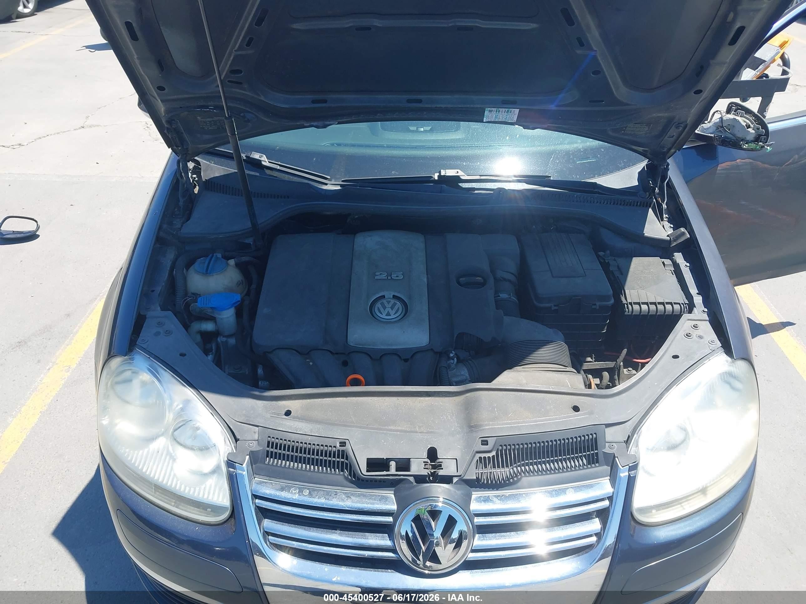 2009 Volkswagen Jetta 2.5l Se Dark Blue vin: 3VWTZ71K49M301972