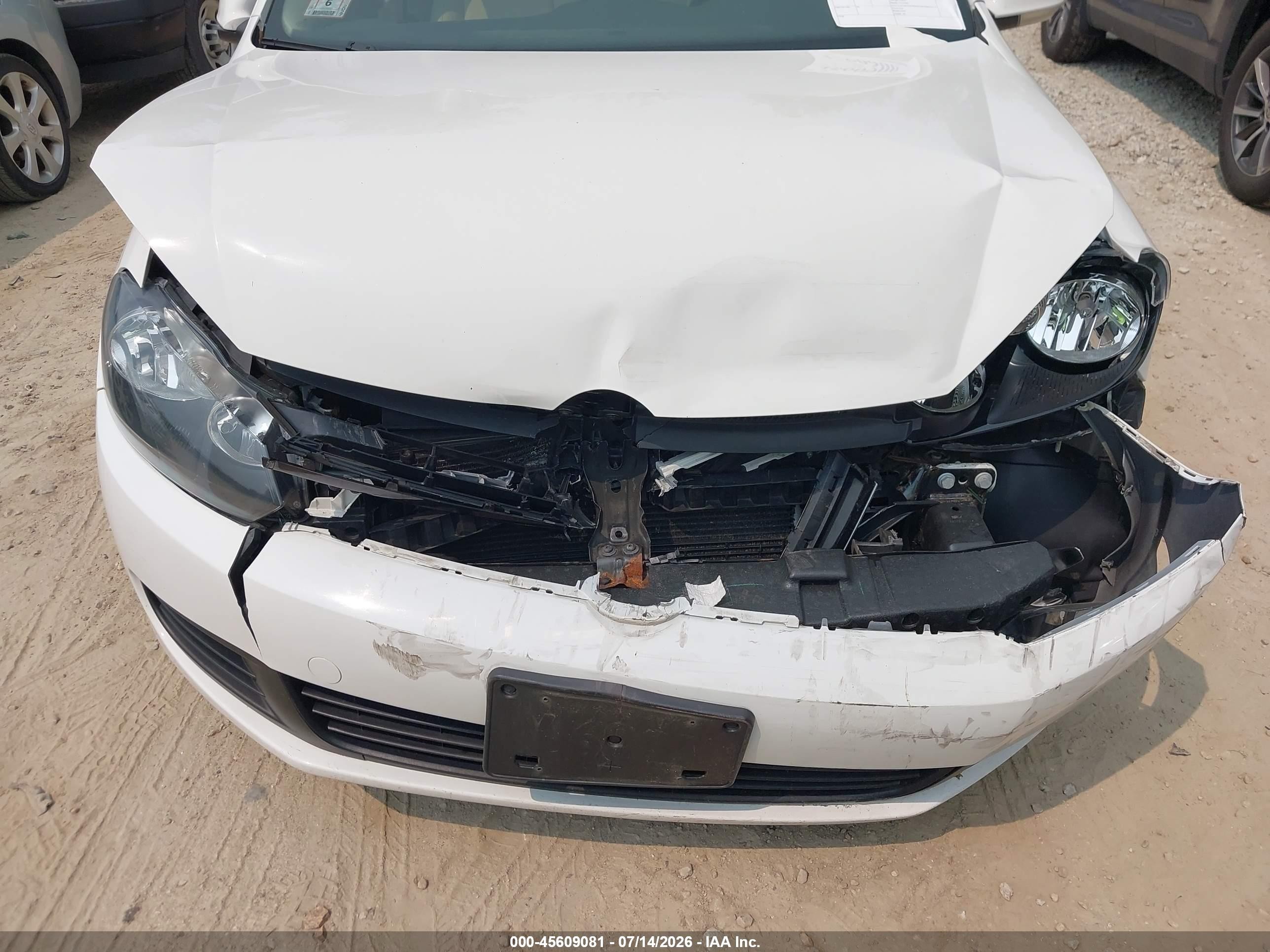 2010 Volkswagen Jetta Se White vin: 3VWTZ7AJ1AM663978