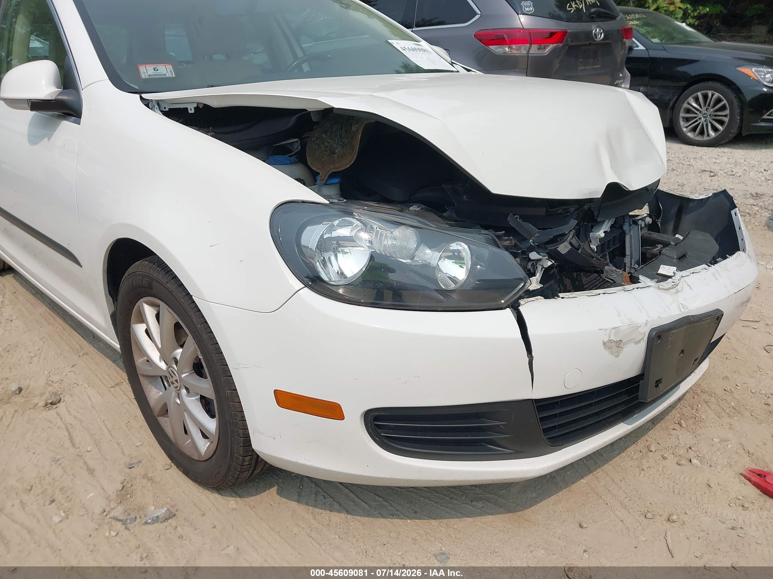 2010 Volkswagen Jetta Se White vin: 3VWTZ7AJ1AM663978