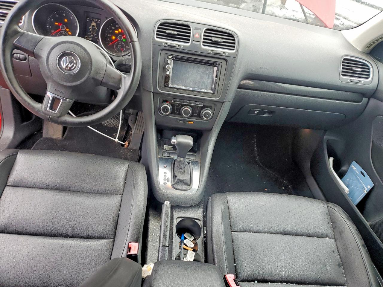 2010 Volkswagen Jetta Se Red vin: 3VWTZ7AJ3AM697310