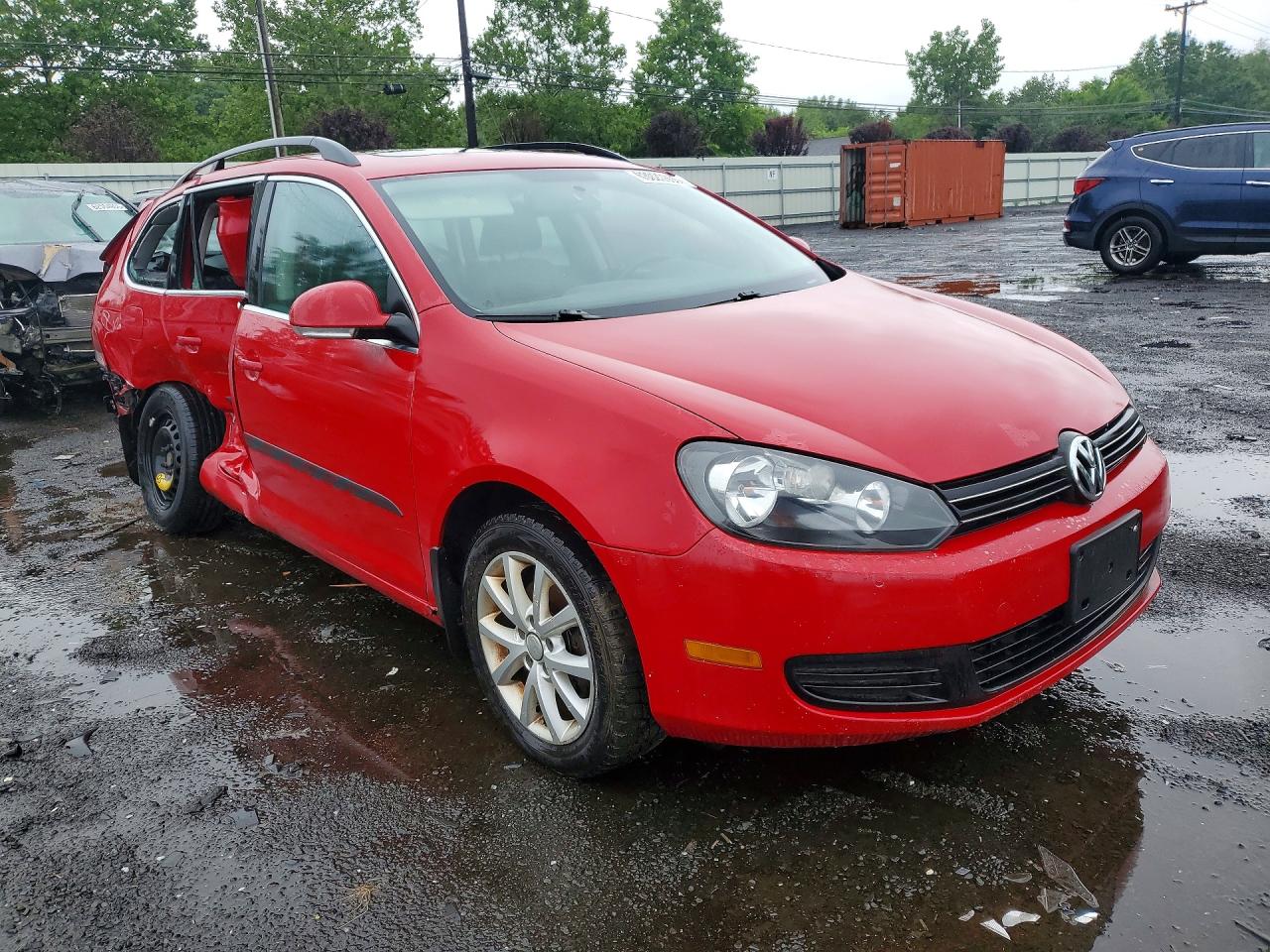 2010 Volkswagen Jetta Se Red vin: 3VWTZ7AJ3AM697310