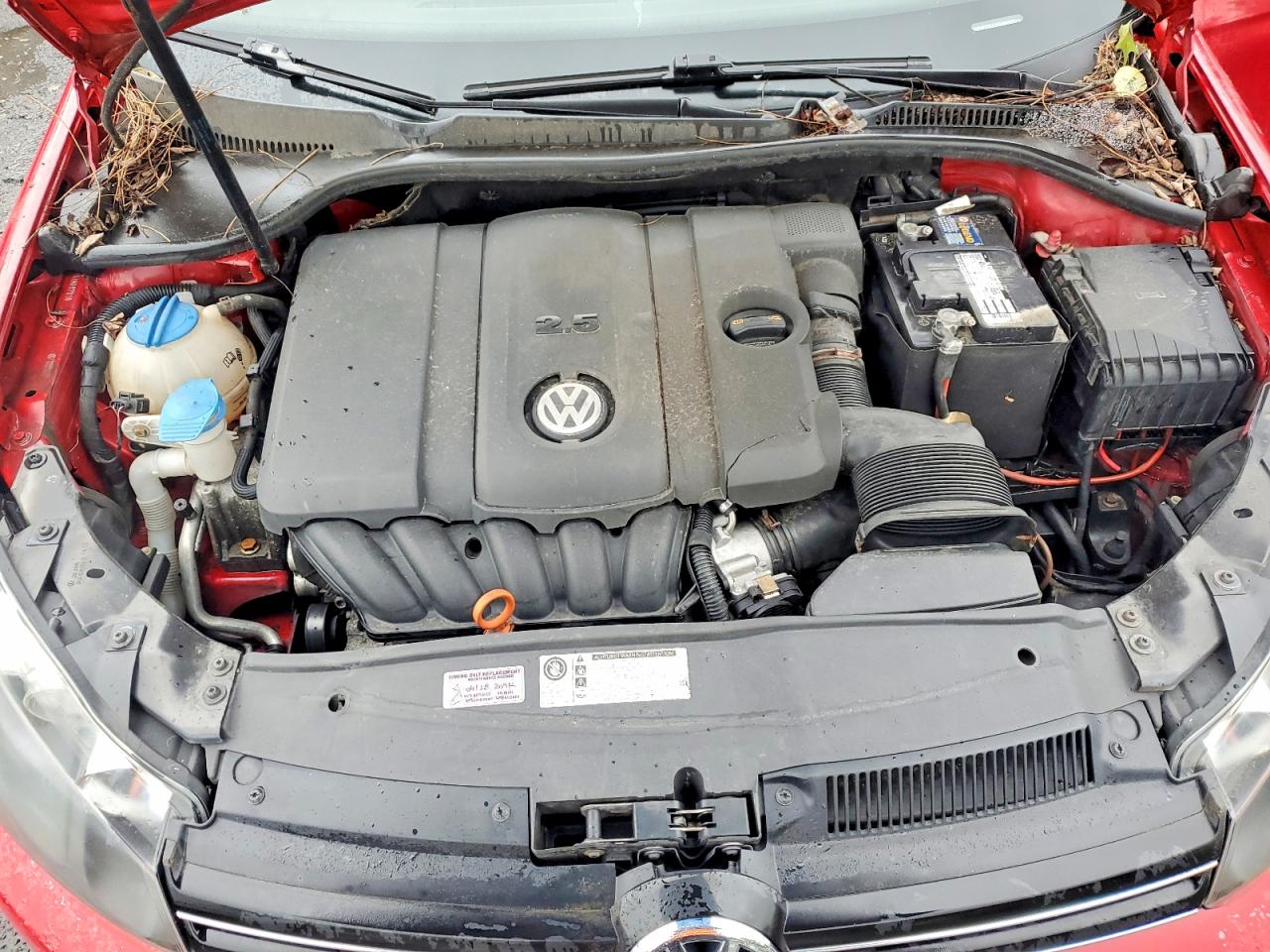 2010 Volkswagen Jetta Se Red vin: 3VWTZ7AJ3AM697310