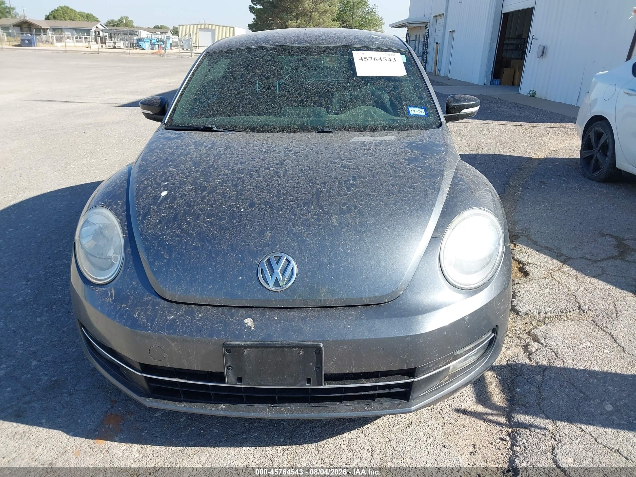2013 Volkswagen Beetle 2.0t Turbo Gray vin: 3VWV67AT2DM606597