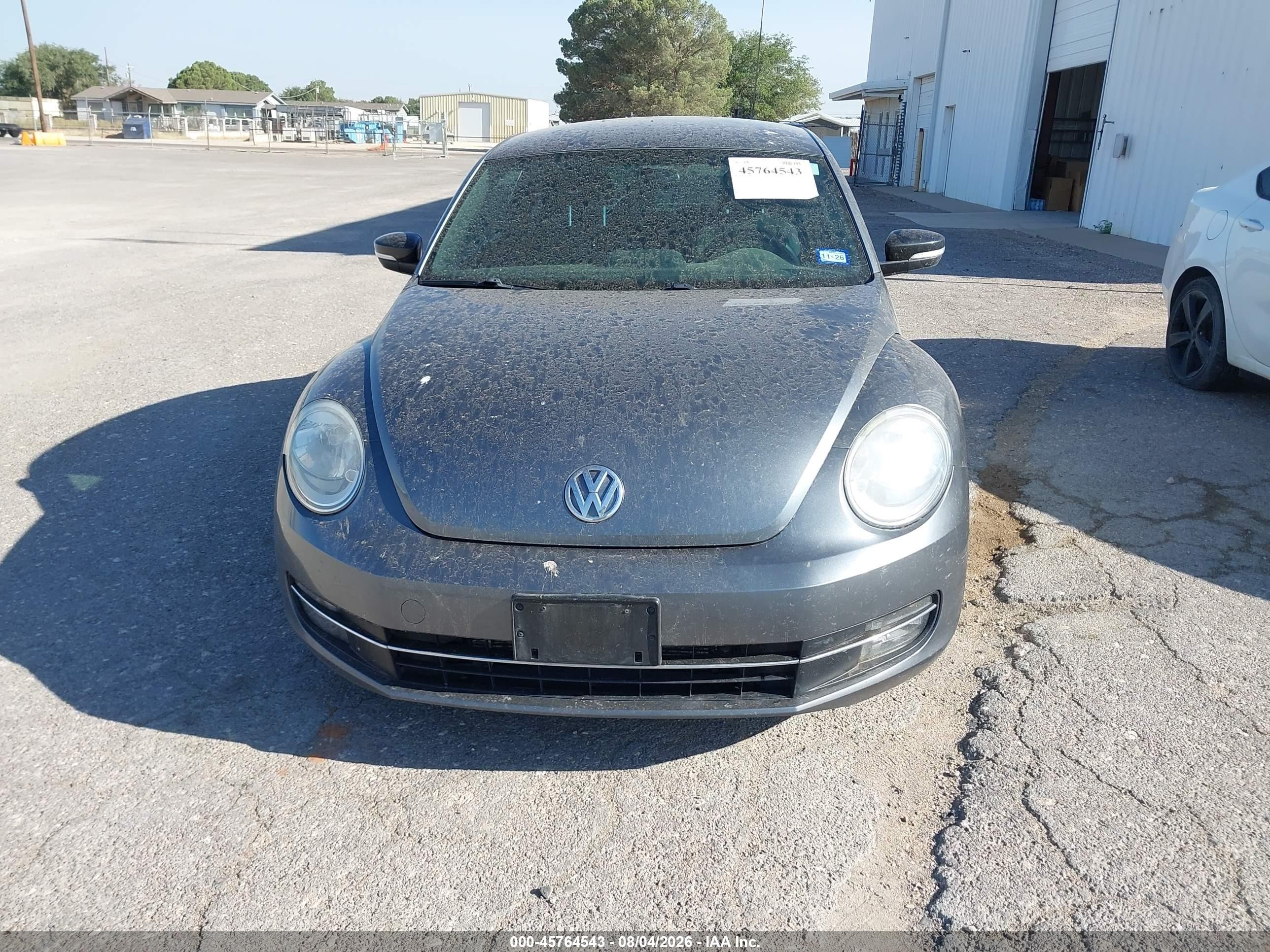 2013 Volkswagen Beetle 2.0t Turbo Gray vin: 3VWV67AT2DM606597