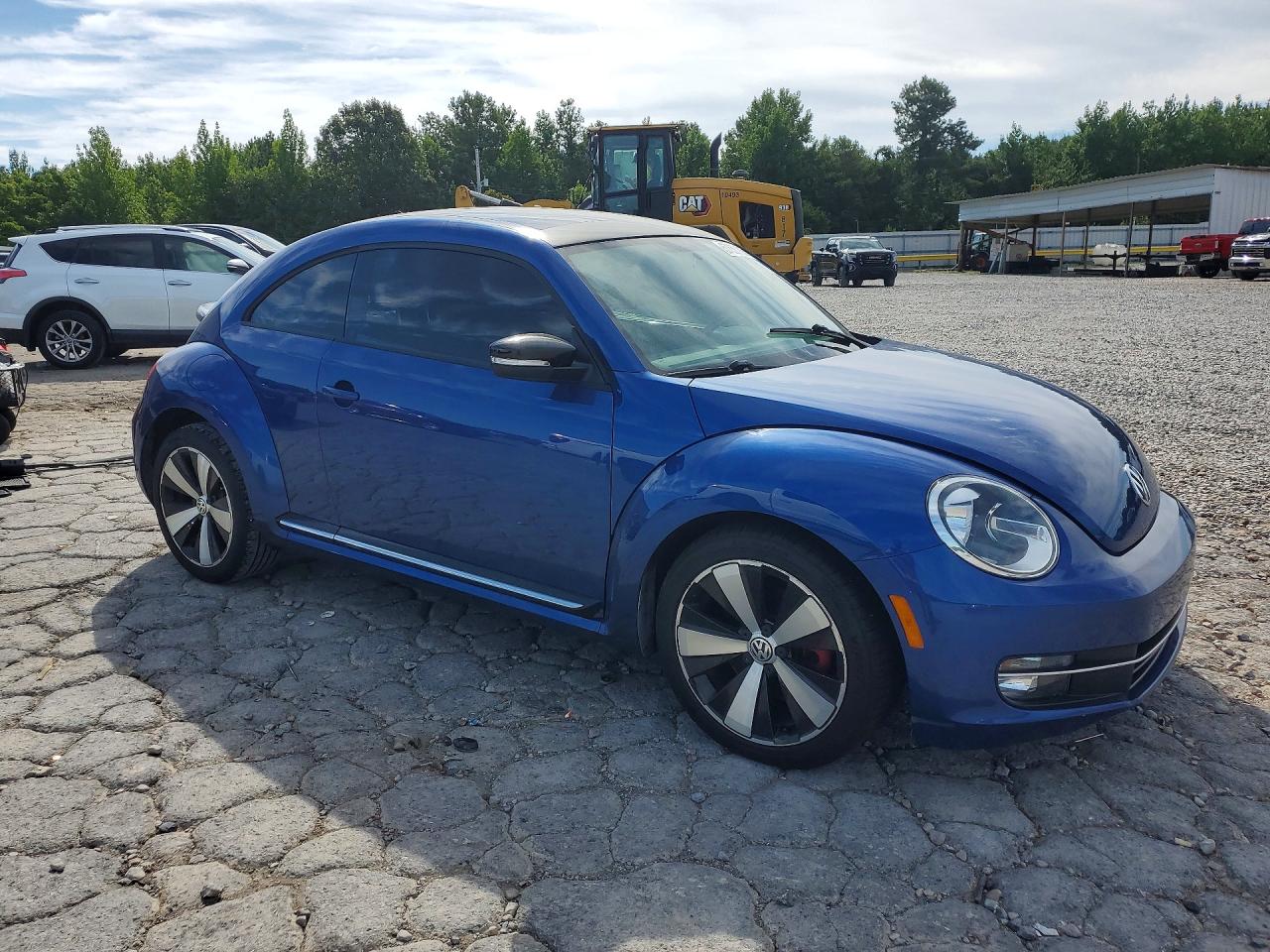 2013 Volkswagen Beetle Turbo Синий vin: 3VWV67AT2DM616420