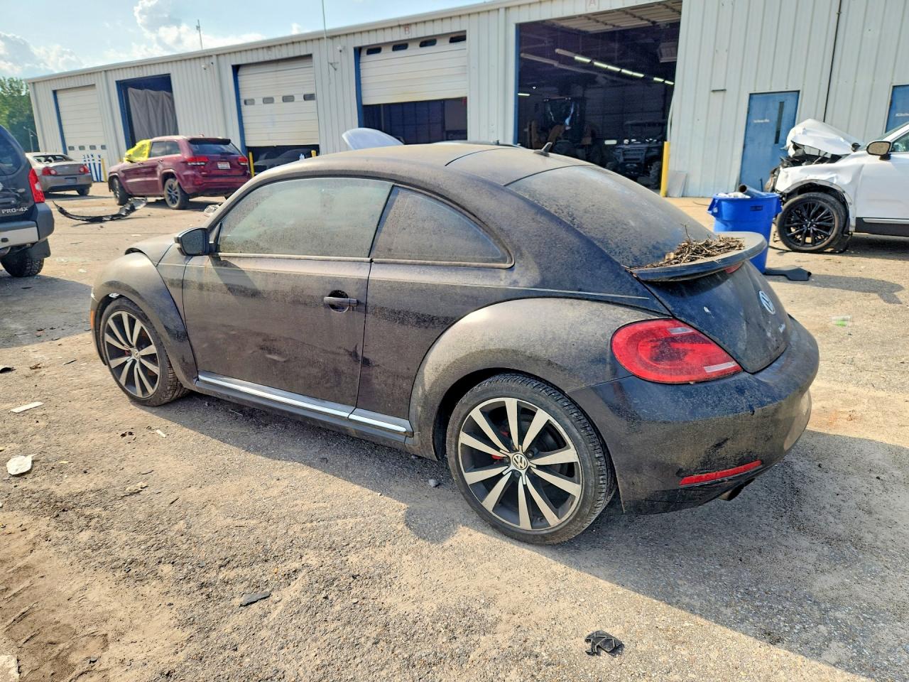 2012 Volkswagen Beetle Turbo Black vin: 3VWV67AT5CM644498