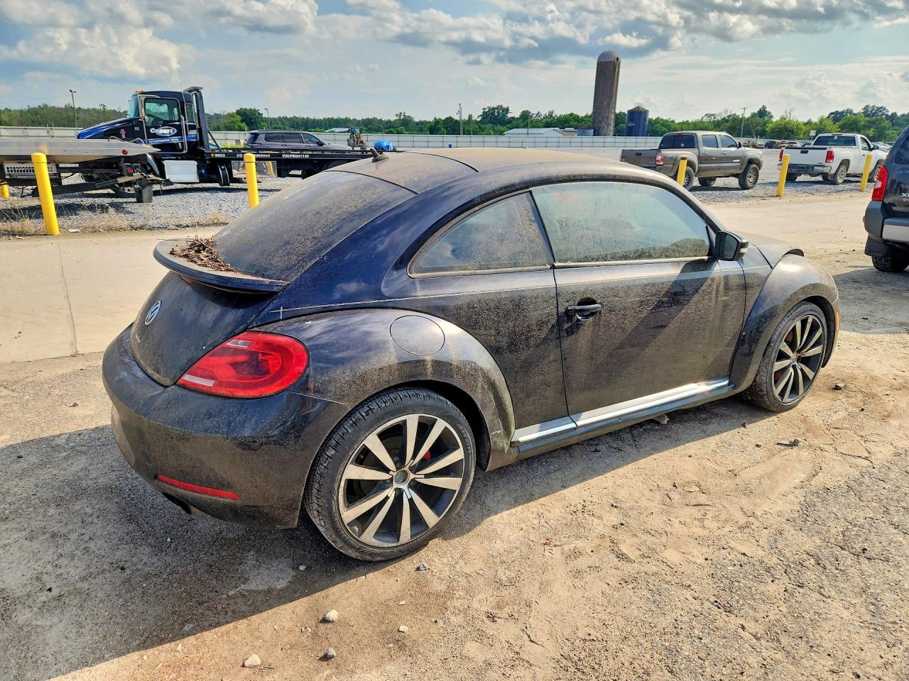 2012 Volkswagen Beetle Turbo Black vin: 3VWV67AT5CM644498
