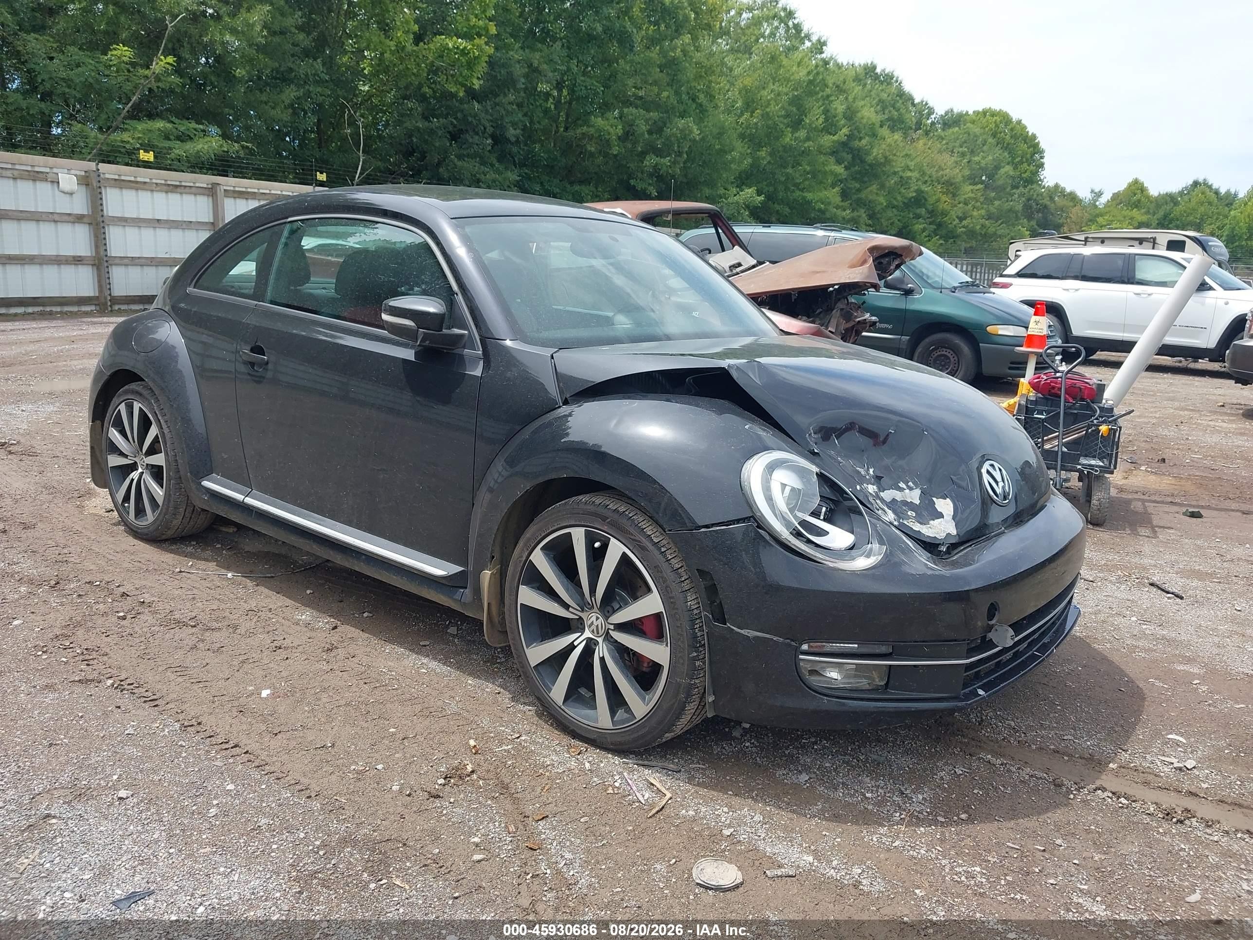 2013 Volkswagen Beetle 2.0t Turbo Черный vin: 3VWV67AT5DM662291