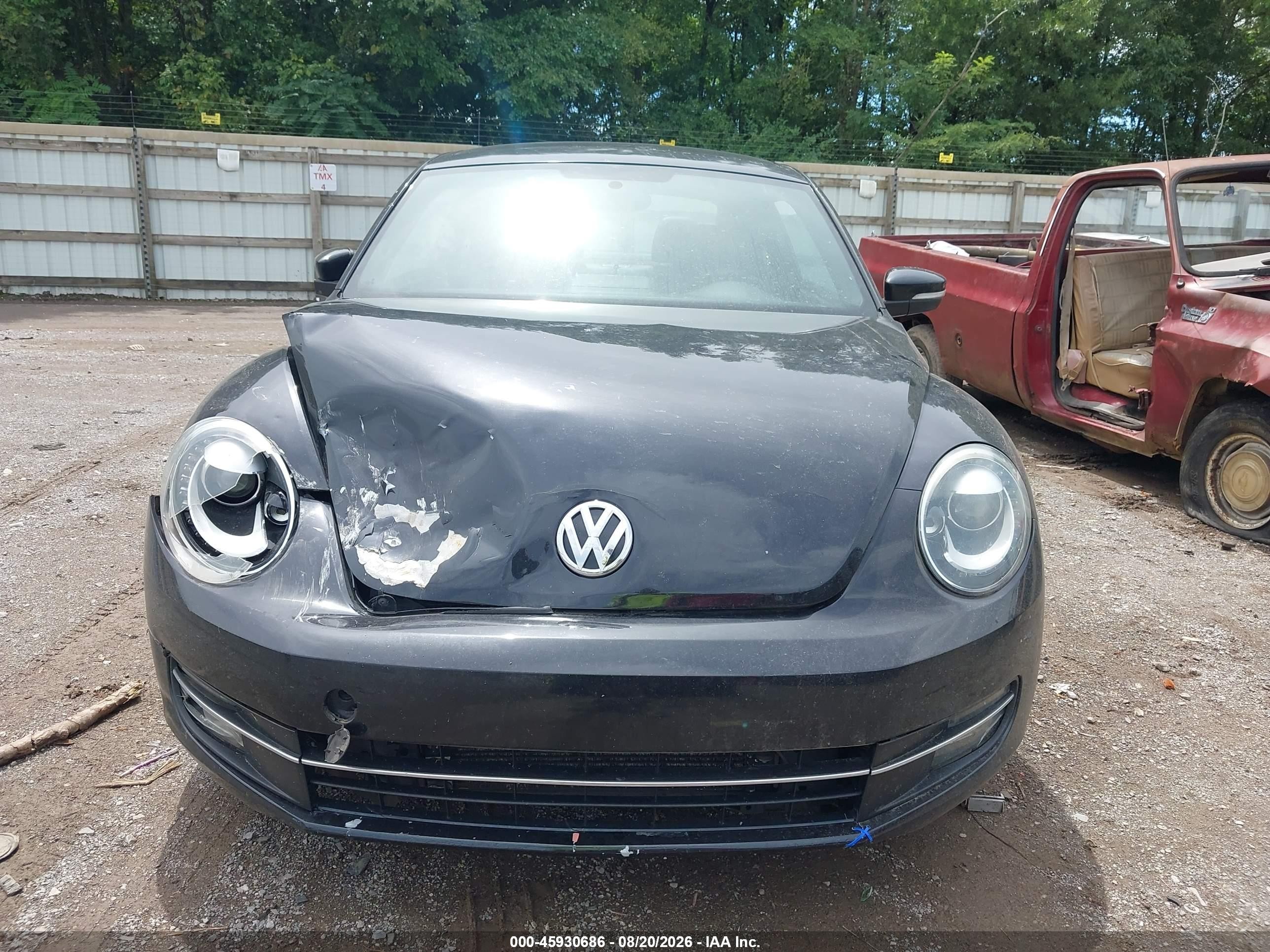 2013 Volkswagen Beetle 2.0t Turbo Black vin: 3VWV67AT5DM662291