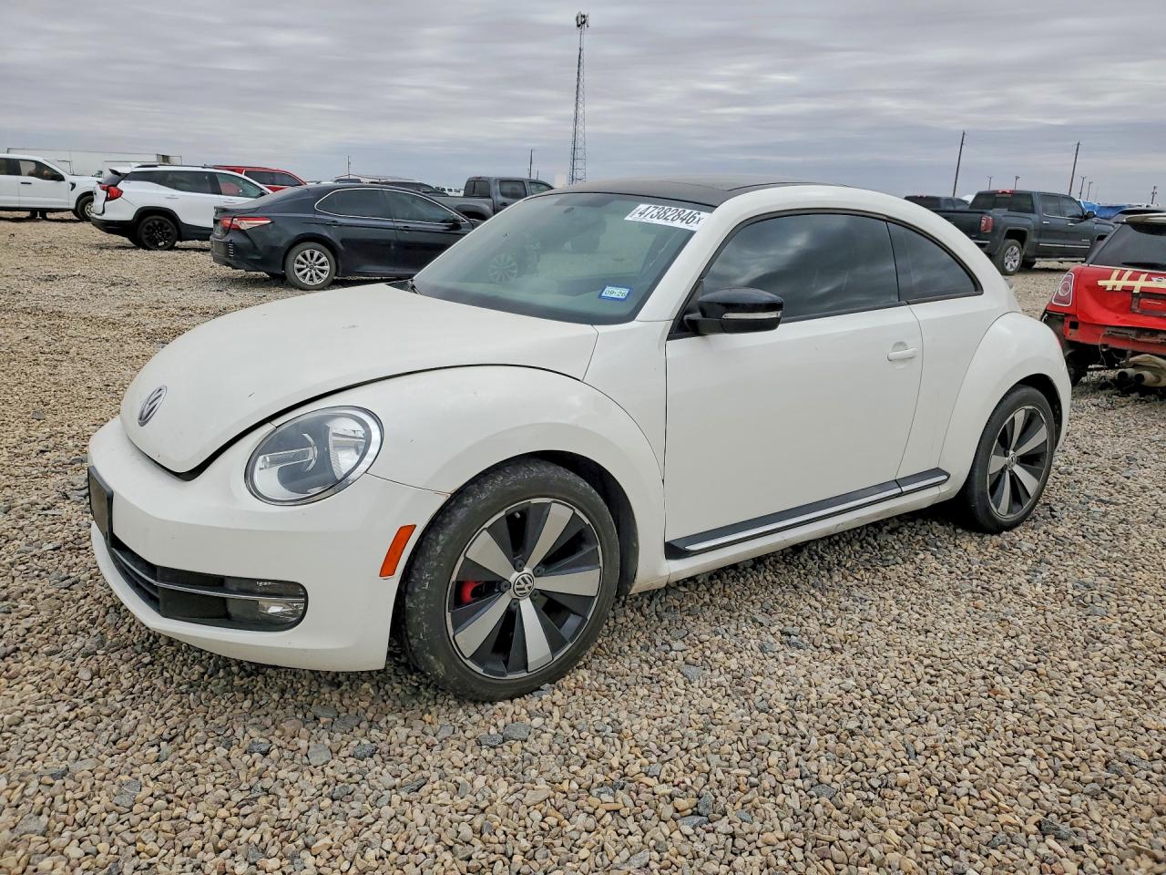 2012 Volkswagen Beetle Белый vin: 3VWV67AT8CM663806