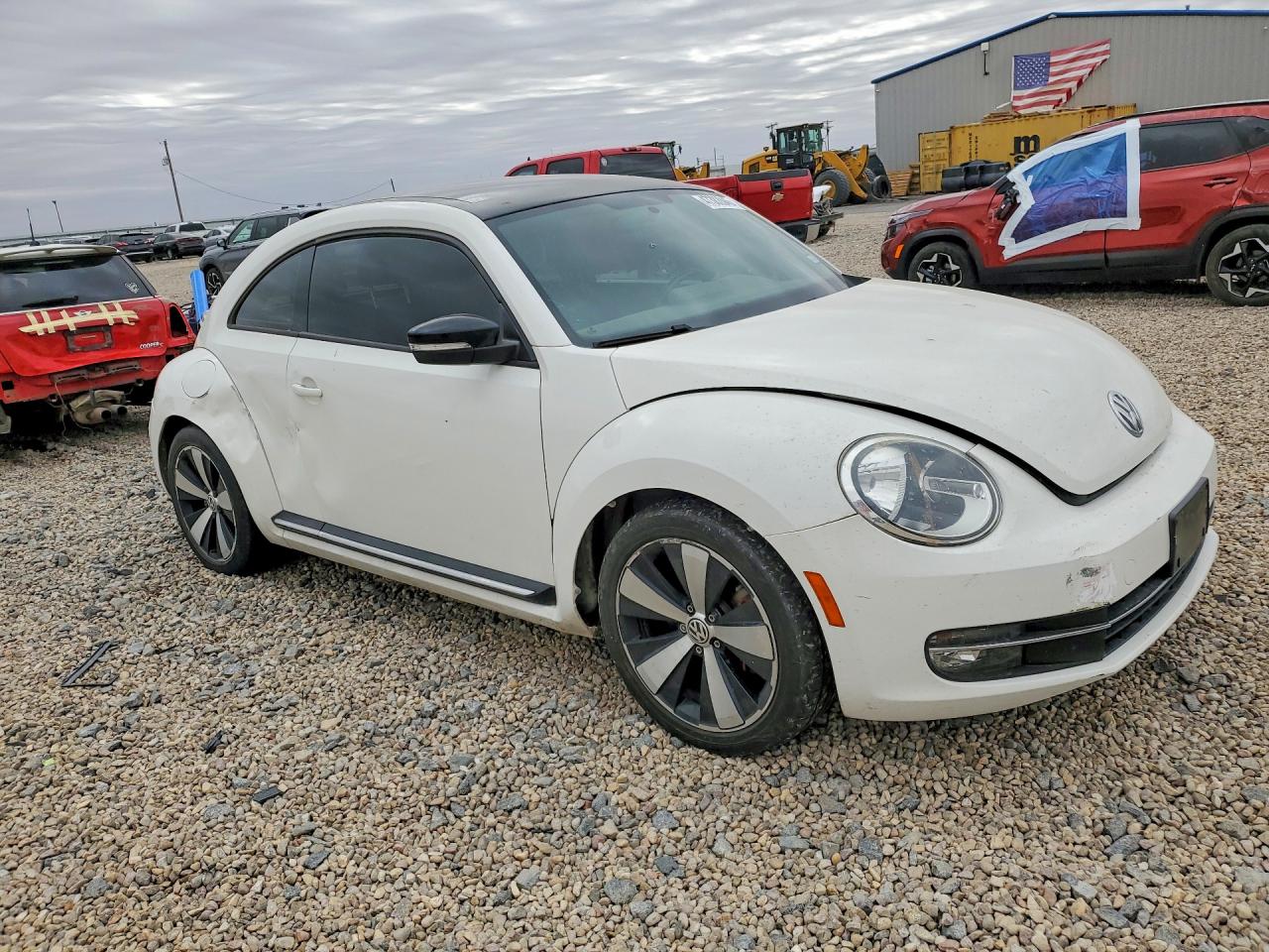 2012 Volkswagen Beetle Белый vin: 3VWV67AT8CM663806