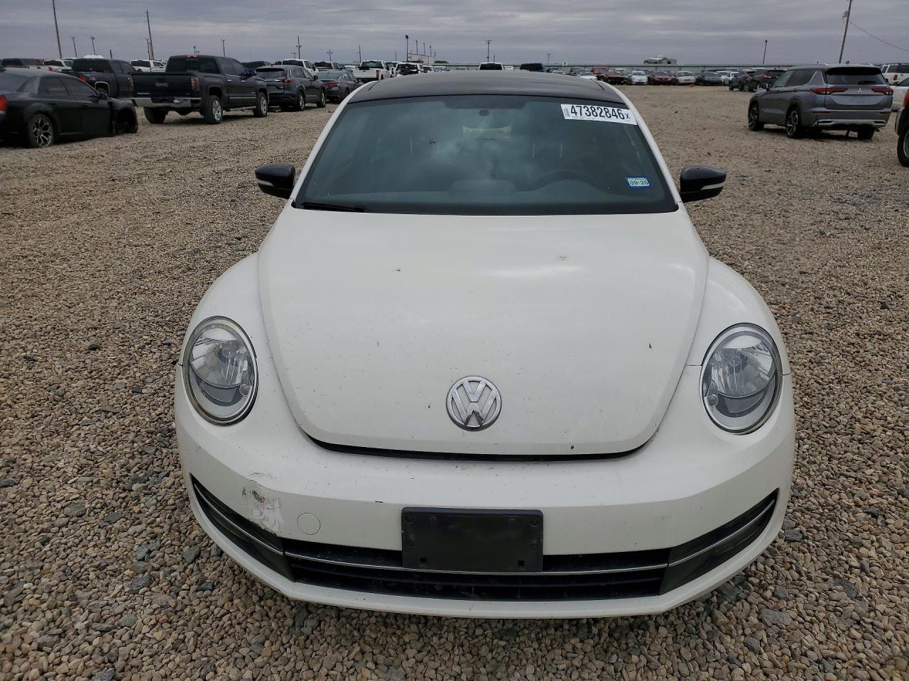 2012 Volkswagen Beetle Белый vin: 3VWV67AT8CM663806
