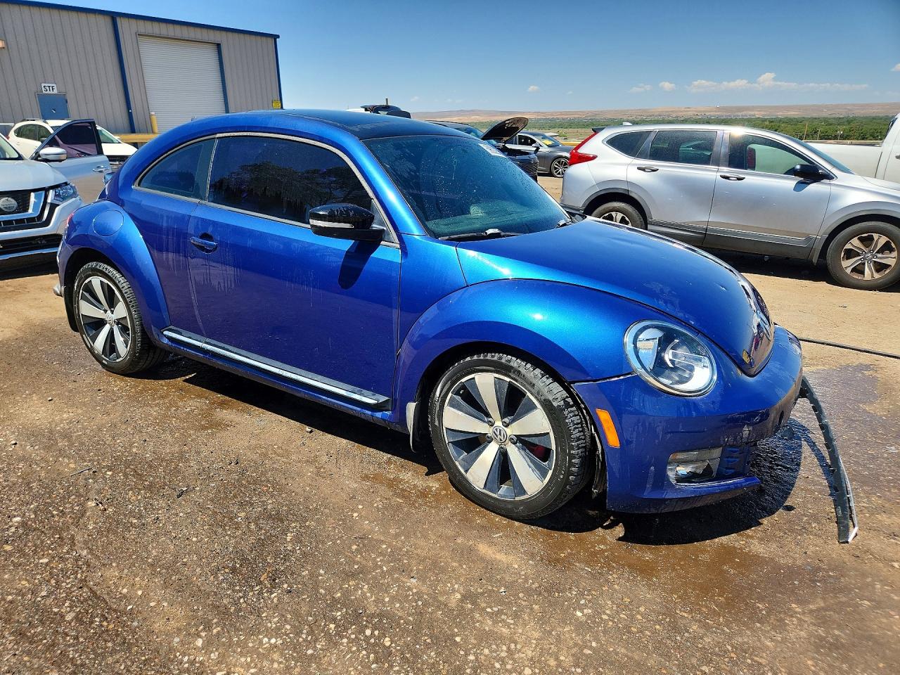 2012 Volkswagen Beetle Turbo Синий vin: 3VWV67ATXCM651494
