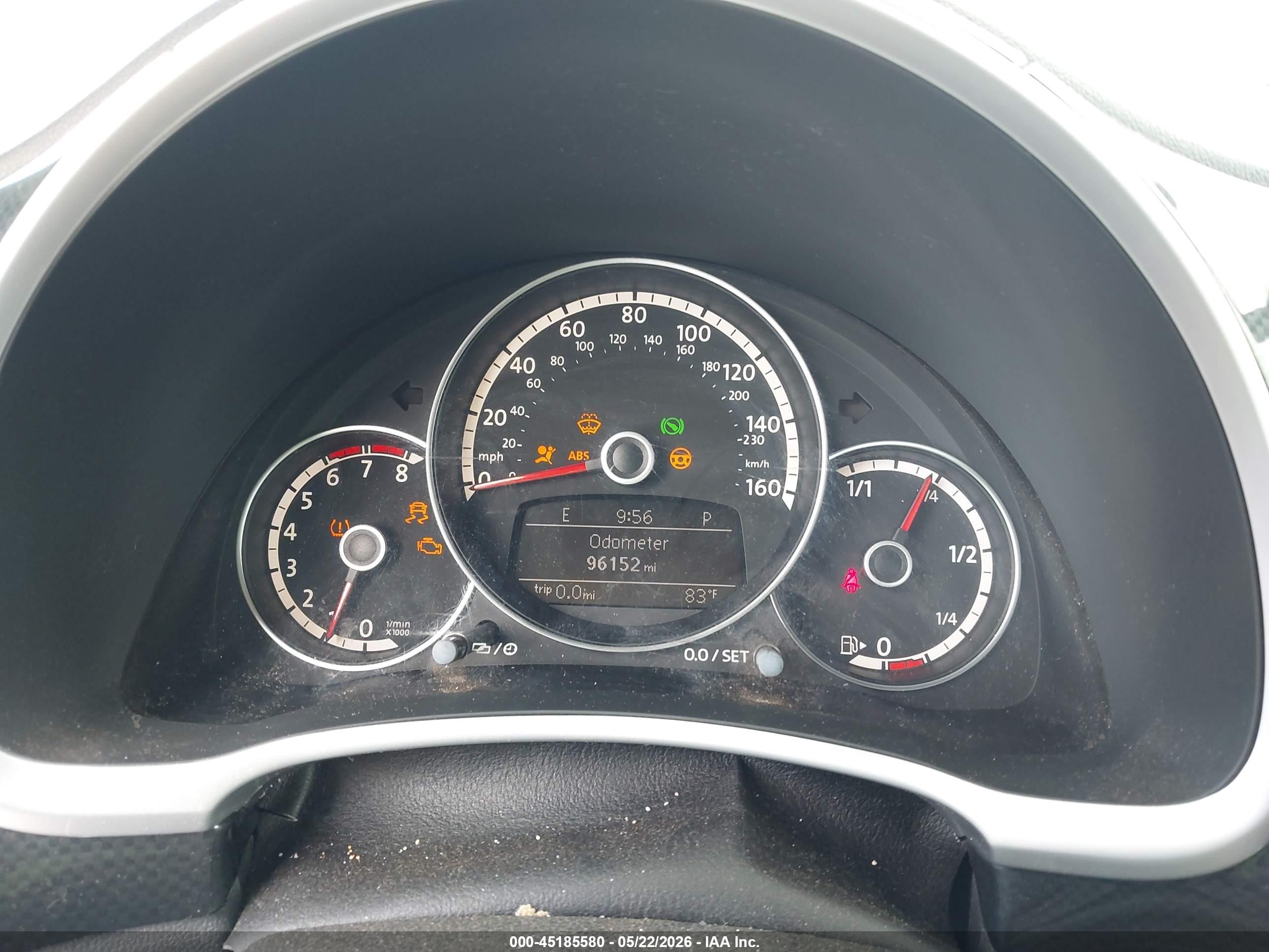 2013 Volkswagen Beetle 2.0t Turbo Gray vin: 3VWV67ATXDM614852