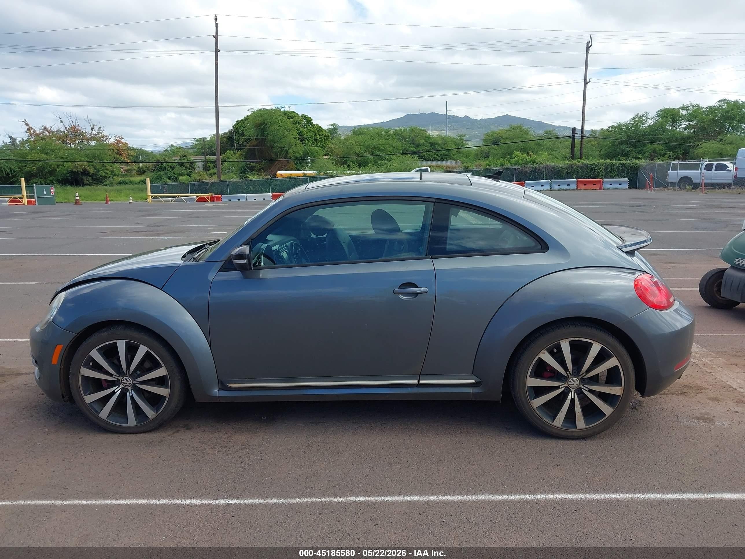 2013 Volkswagen Beetle 2.0t Turbo Gray vin: 3VWV67ATXDM614852