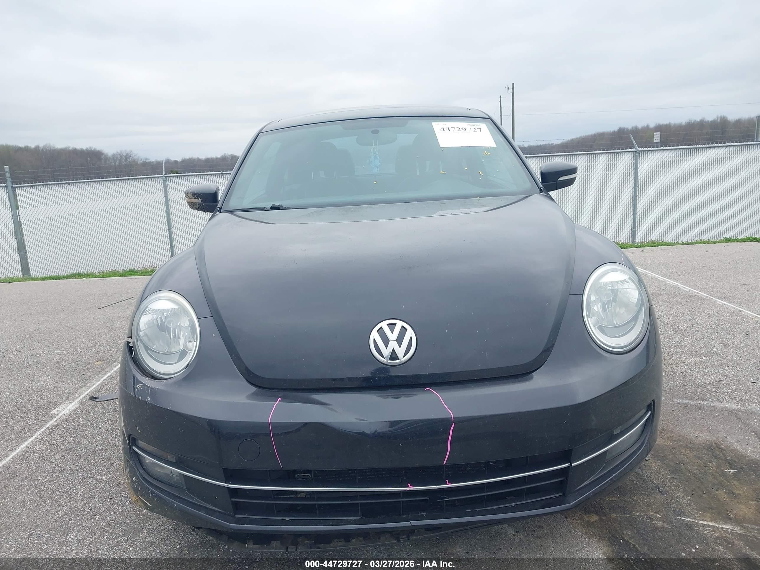 2012 Volkswagen Beetle 2.0t Turbo Black vin: 3VWV87AT0CM627165