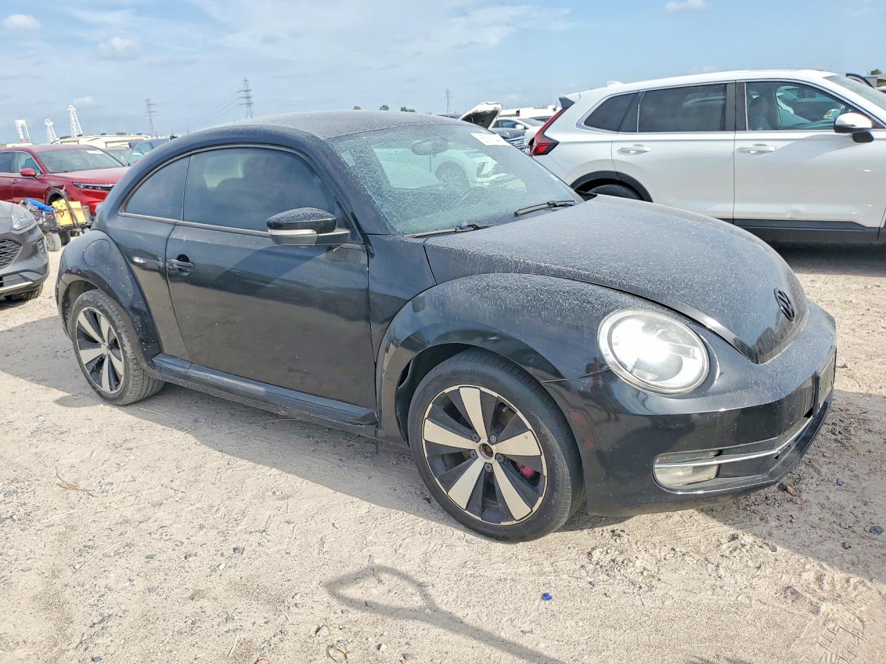 2012 Volkswagen Beetle Turbo Черный vin: 3VWVA7AT0CM621306
