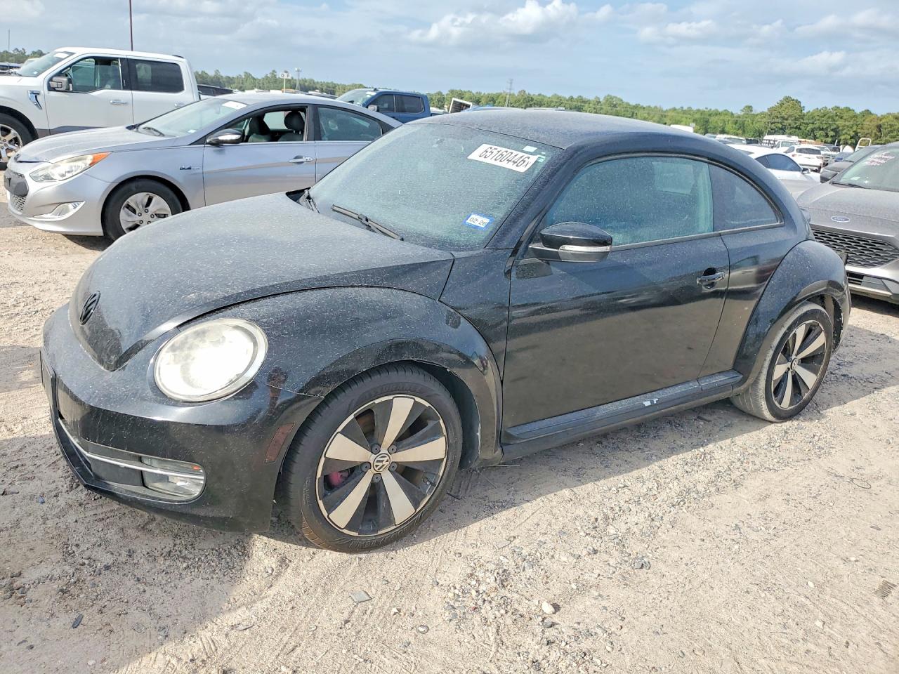 2012 Volkswagen Beetle Turbo Черный vin: 3VWVA7AT0CM621306