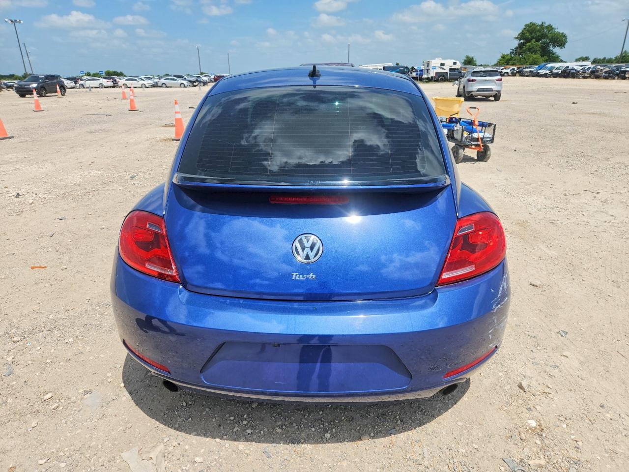 2013 Volkswagen Beetle Turbo Blue vin: 3VWVA7AT0DM621260