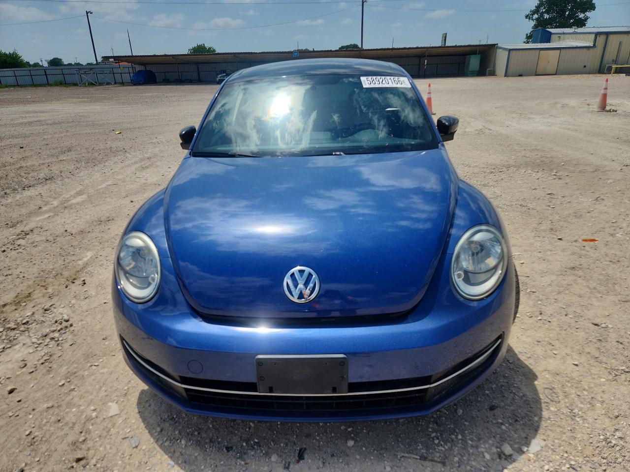 2013 Volkswagen Beetle Turbo Blue vin: 3VWVA7AT0DM621260