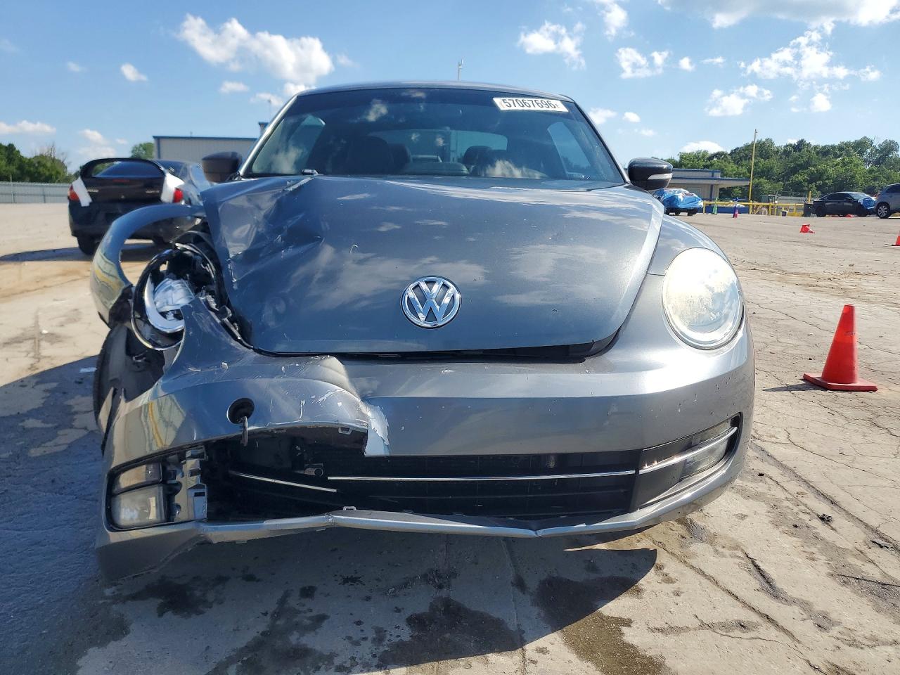 2012 Volkswagen Beetle Turbo Gray vin: 3VWVA7AT1CM638650