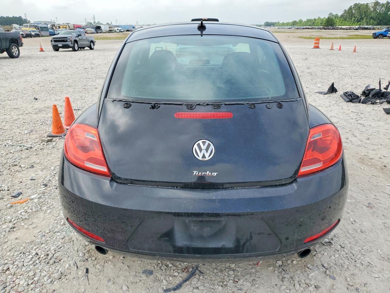 2012 Volkswagen Beetle Turbo Black vin: 3VWVA7AT2CM638401