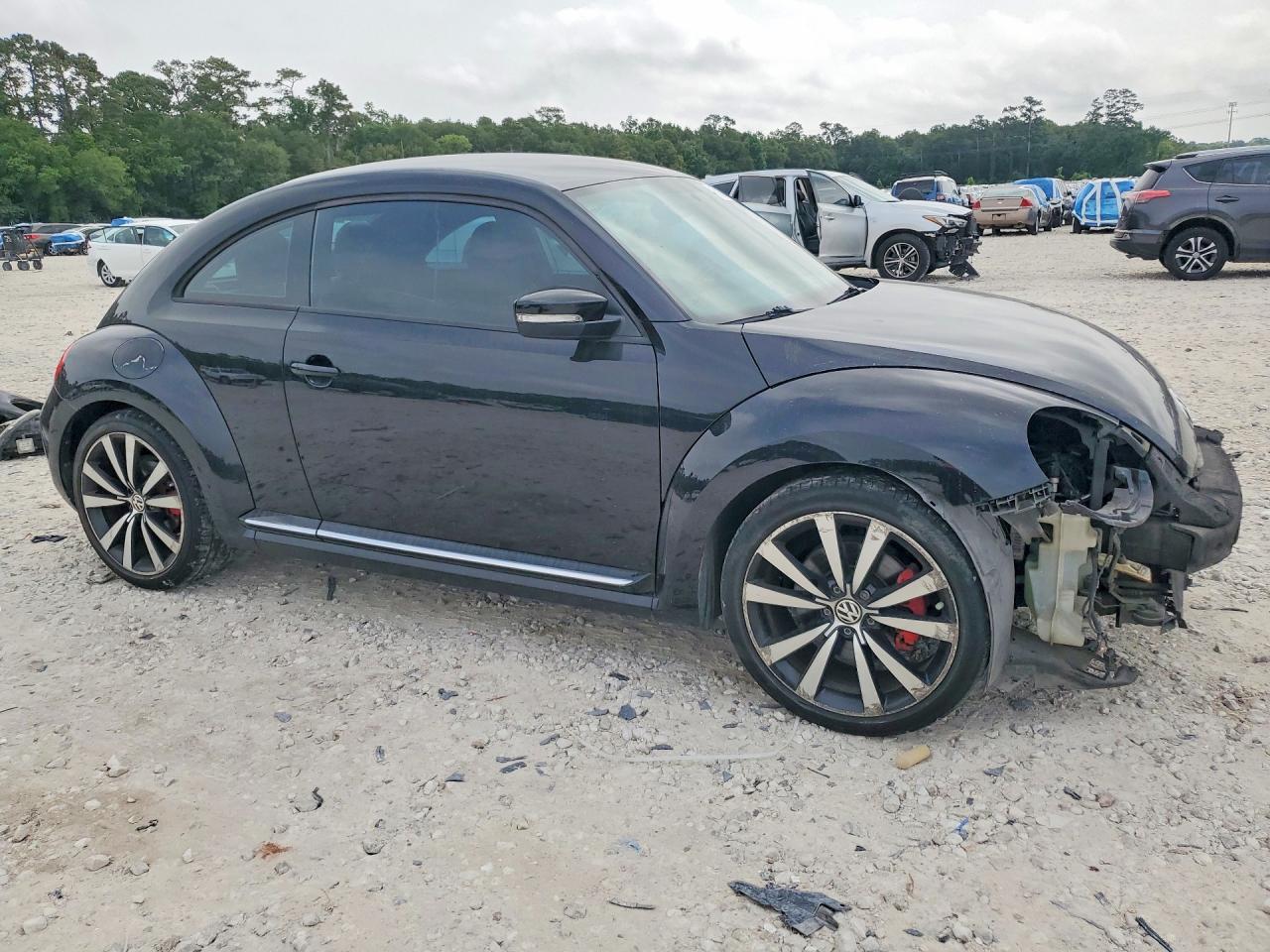 2012 Volkswagen Beetle Turbo Black vin: 3VWVA7AT2CM638401