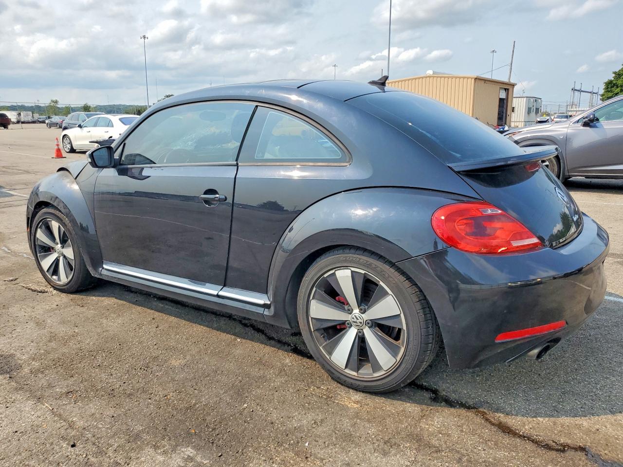 2012 Volkswagen Beetle Turbo Black vin: 3VWVA7AT5CM610737