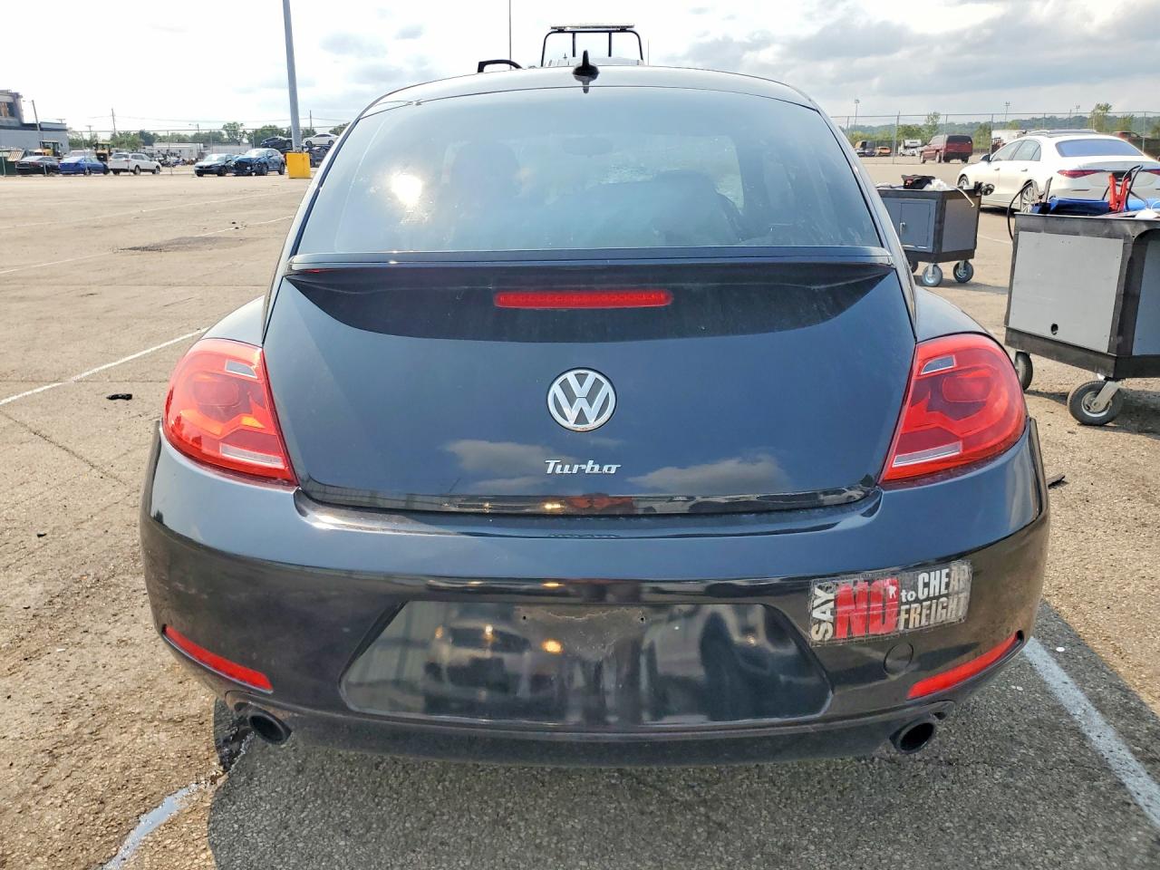 2012 Volkswagen Beetle Turbo Black vin: 3VWVA7AT5CM610737
