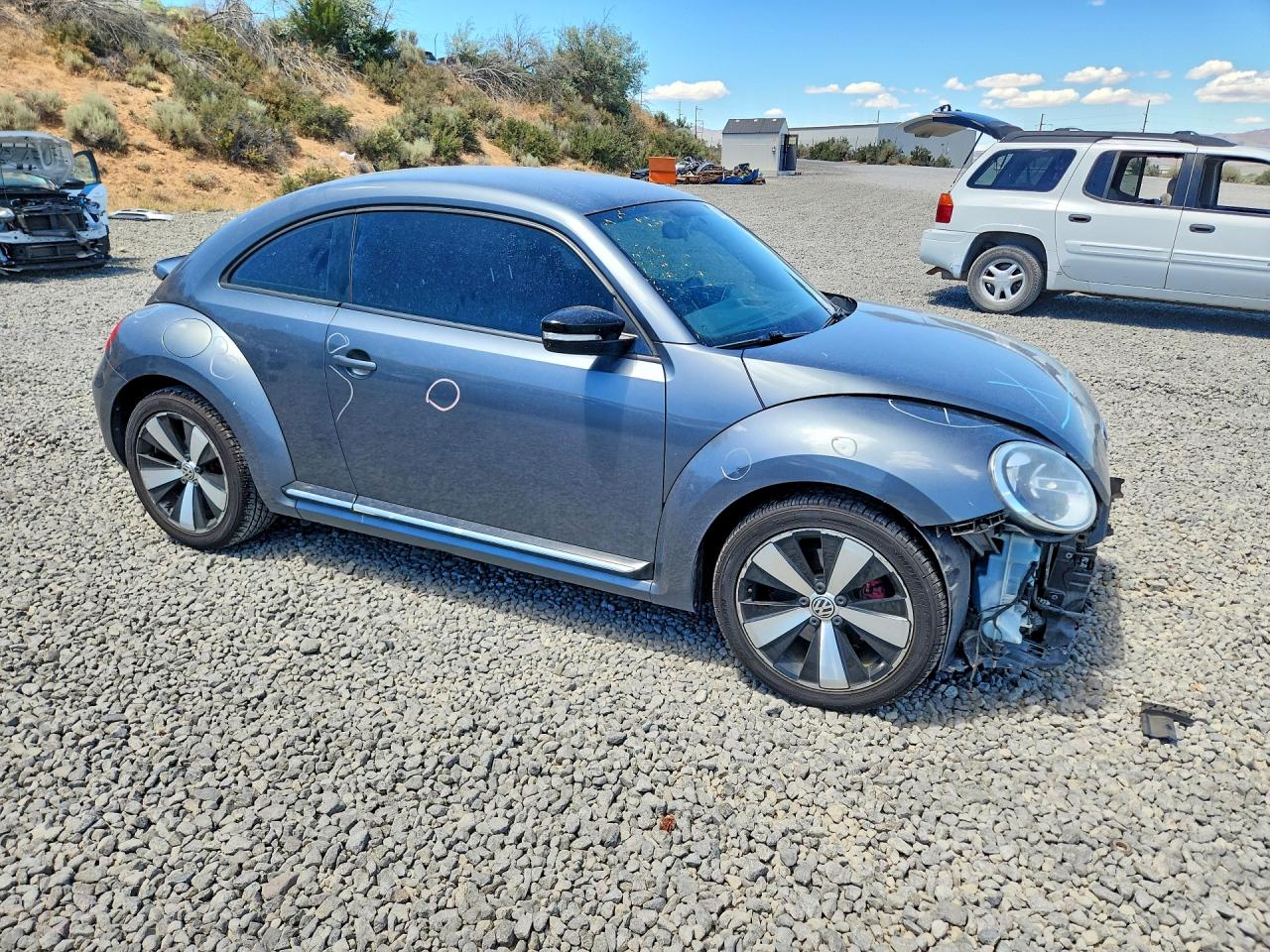 2012 Volkswagen Beetle Turbo Silver vin: 3VWVA7AT6CM614411