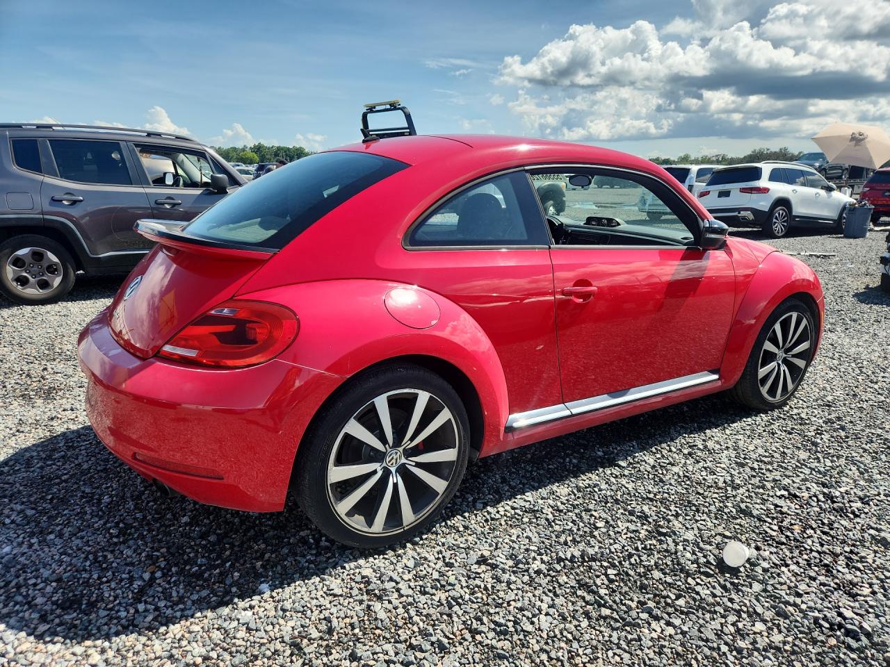 2012 Volkswagen Beetle Turbo Red vin: 3VWVA7AT6CM647568