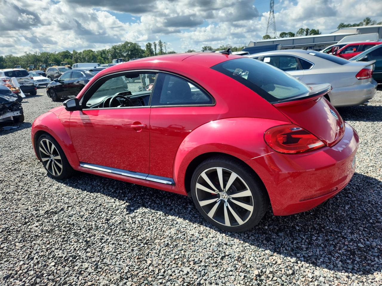 2012 Volkswagen Beetle Turbo Red vin: 3VWVA7AT6CM647568