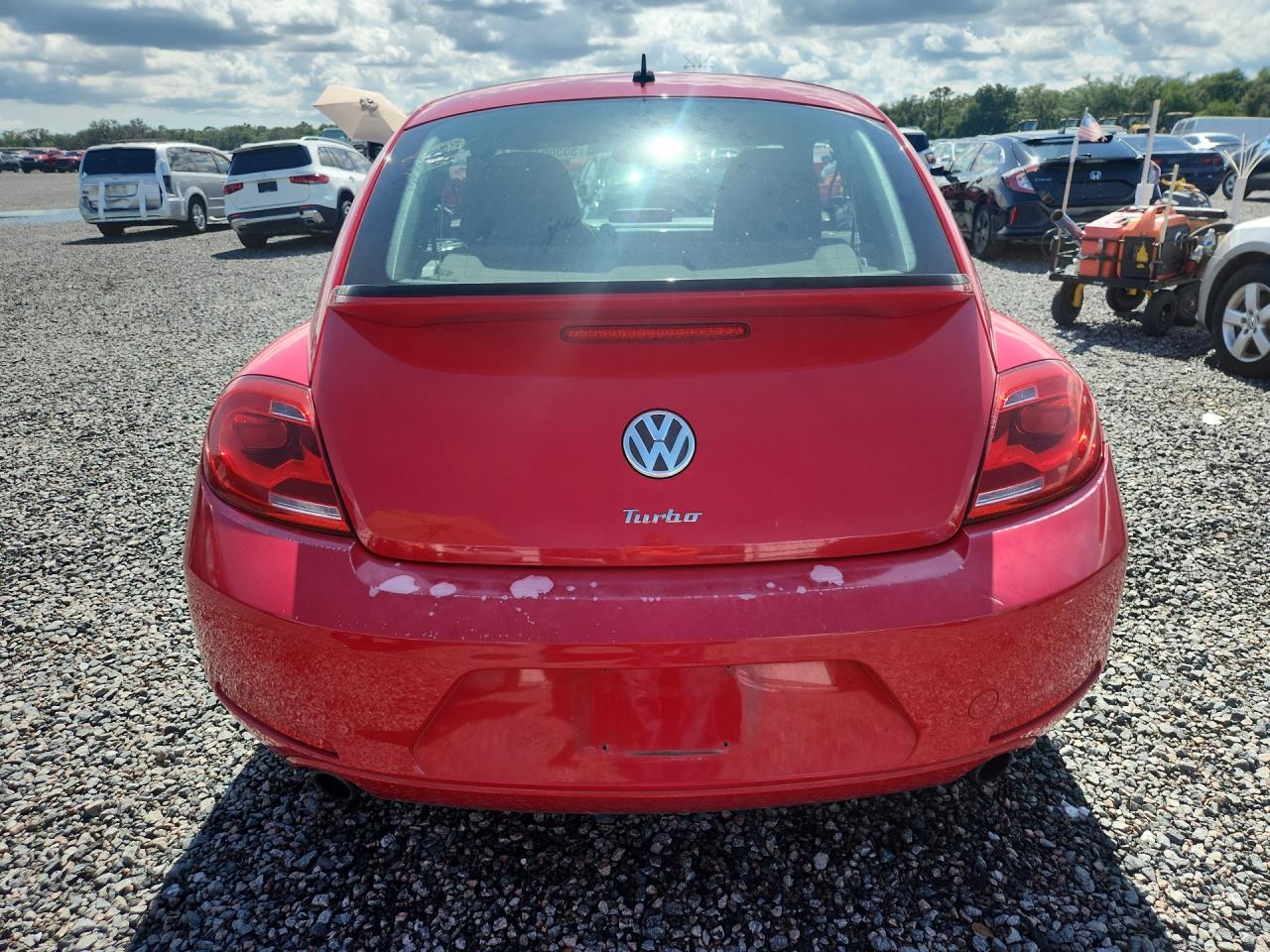 2012 Volkswagen Beetle Turbo Red vin: 3VWVA7AT6CM647568