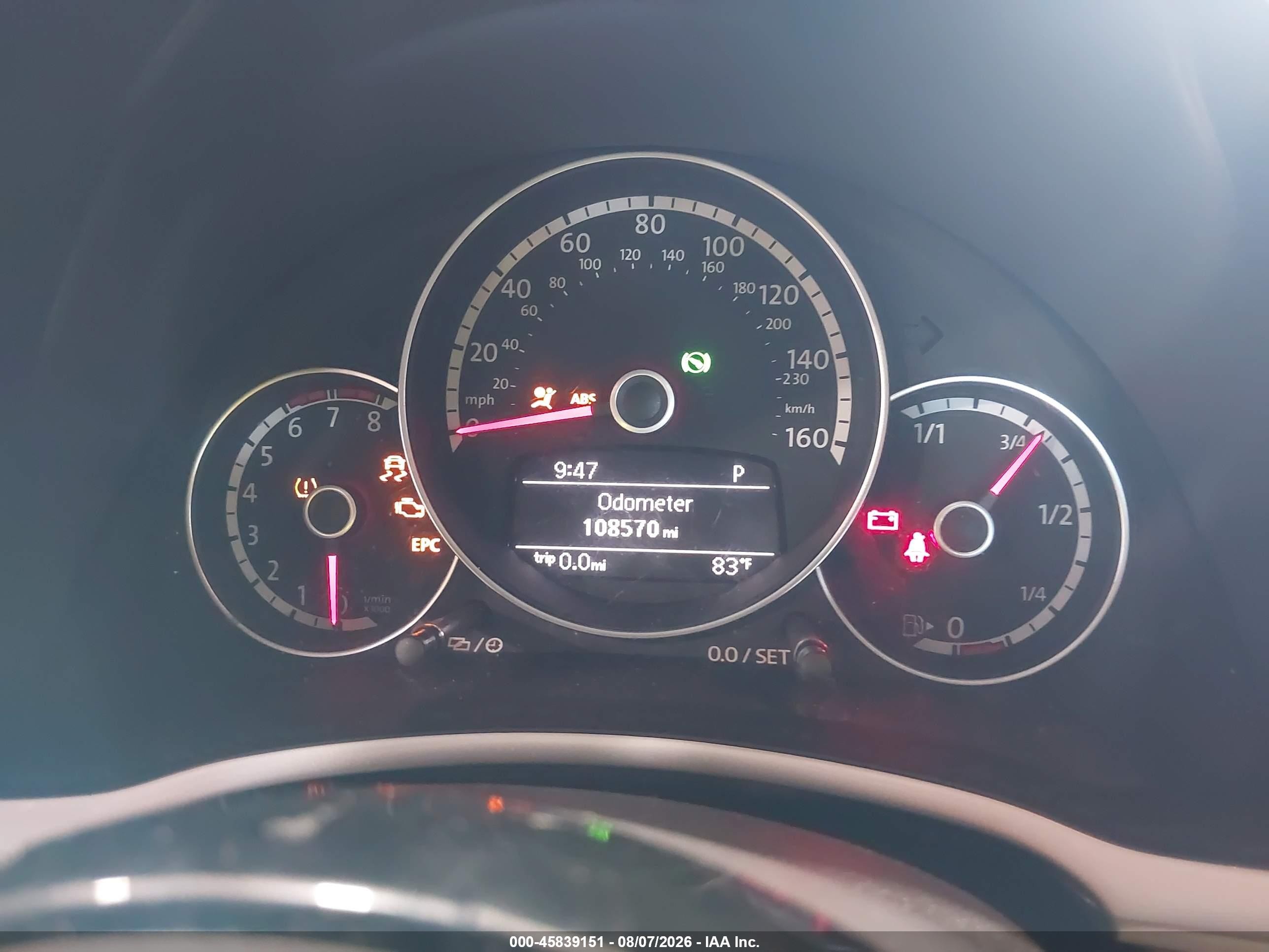 2013 Volkswagen Beetle 2.0t Turbo Red vin: 3VWVA7AT6DM609520