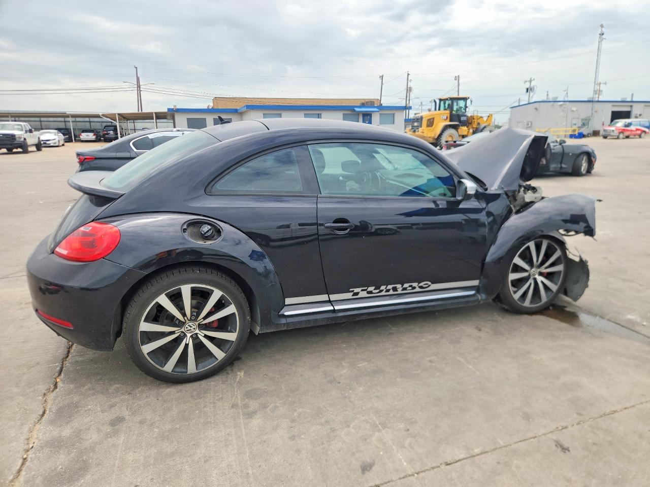 2012 Volkswagen Beetle Turbo Black vin: 3VWVA7AT7CM604549