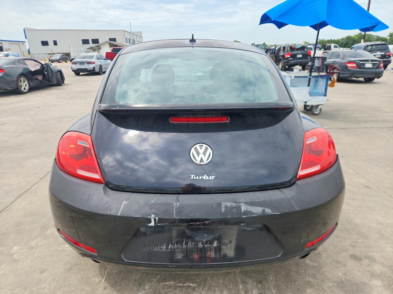 2012 Volkswagen Beetle Turbo Black vin: 3VWVA7AT7CM604549